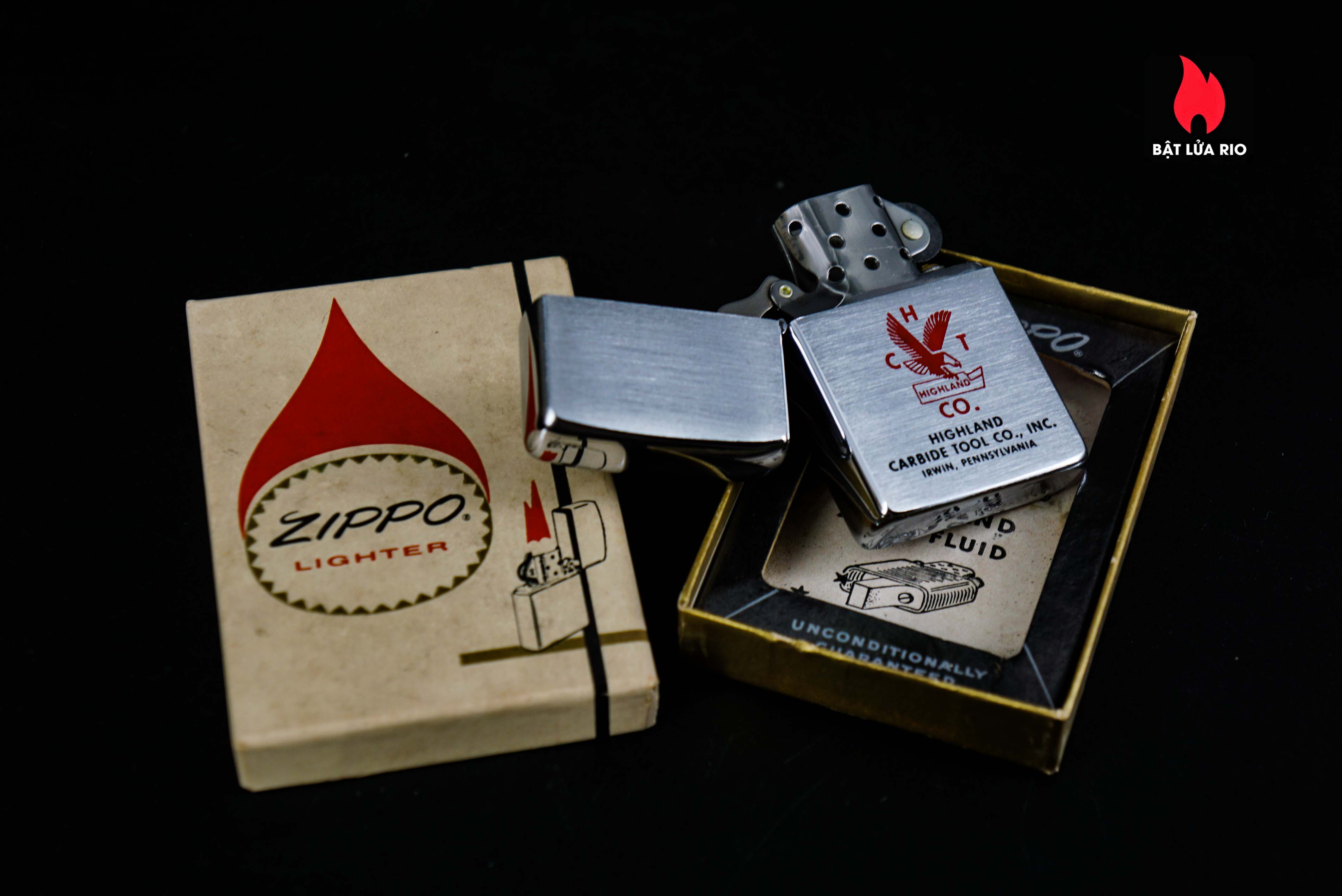 Zippo Xưa 1964 – Highland Carbide Tool 33 Zippo Xưa 1964 – Highland Carbide Tool 11
