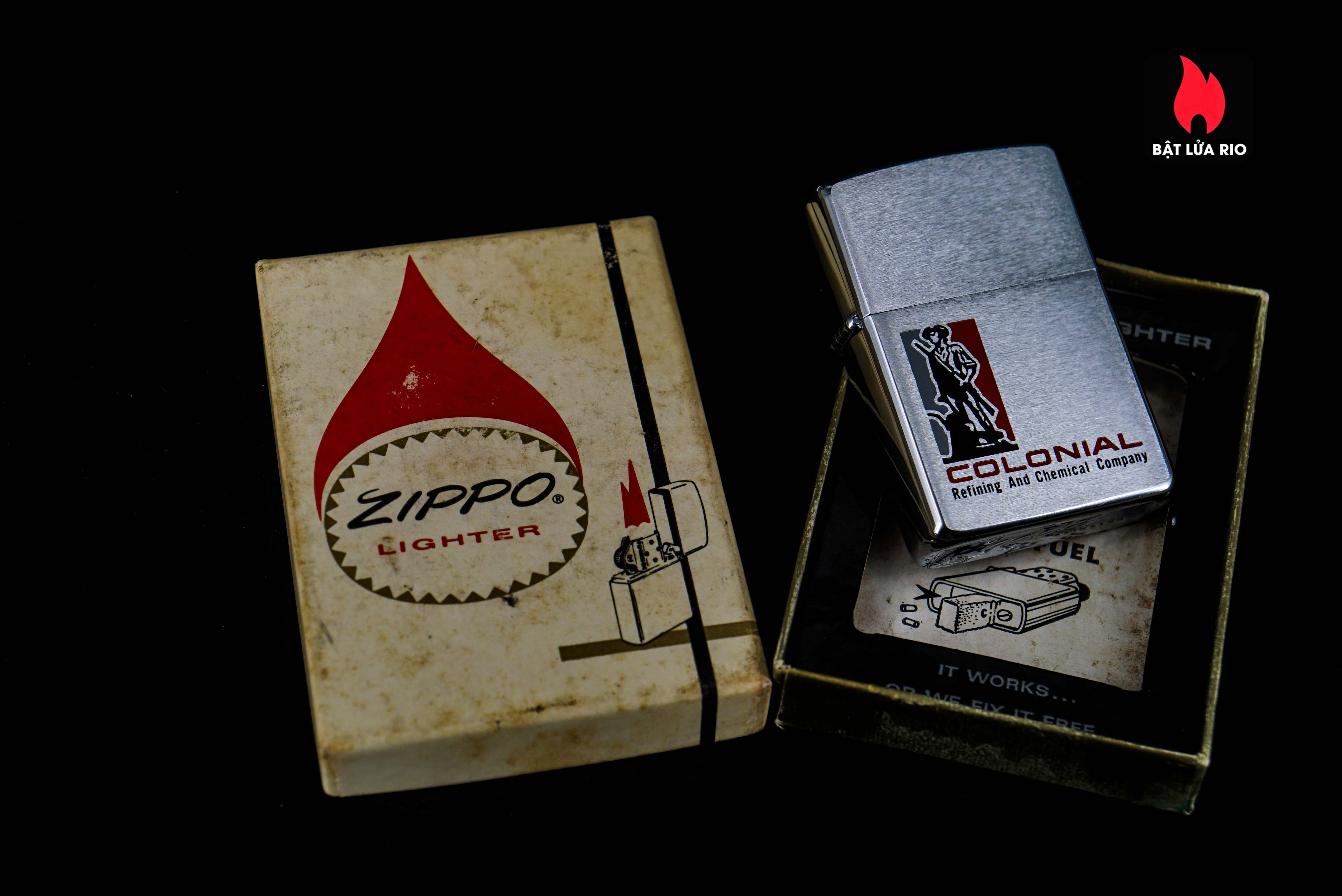 Zippo Xưa 1965 – Colonial Refining & Chemical 13