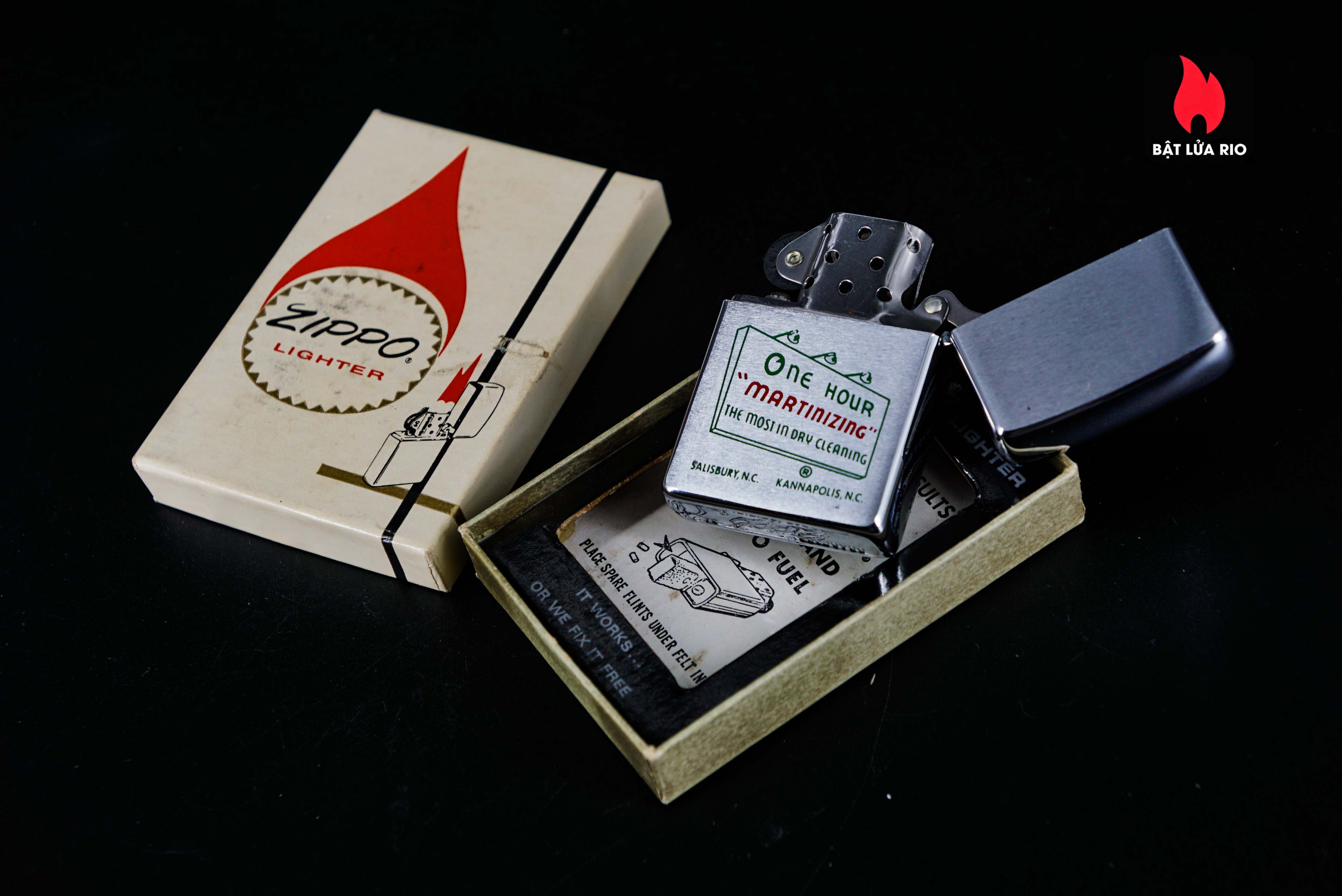 Zippo Xưa 1965 – One Hour Martinizing – Fresh As A Rose 12