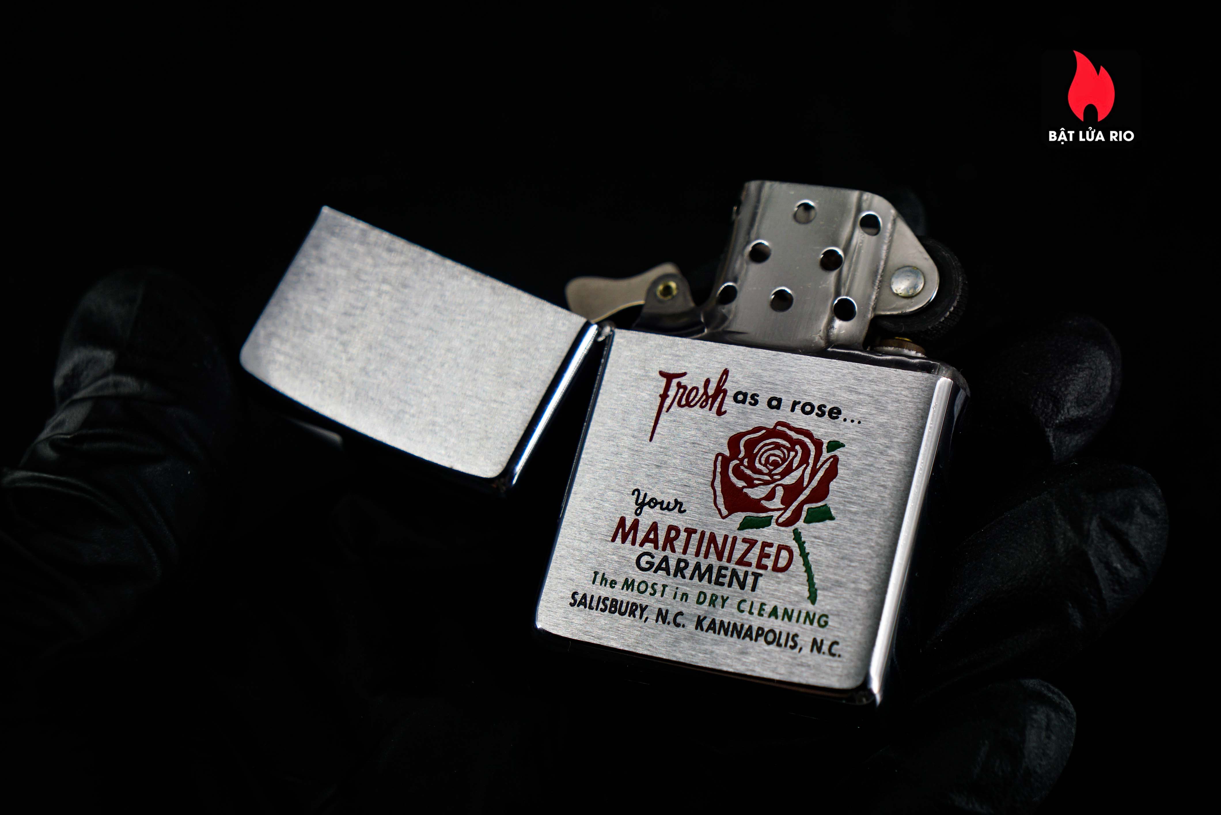 Zippo Xưa 1965 – One Hour Martinizing – Fresh As A Rose 7