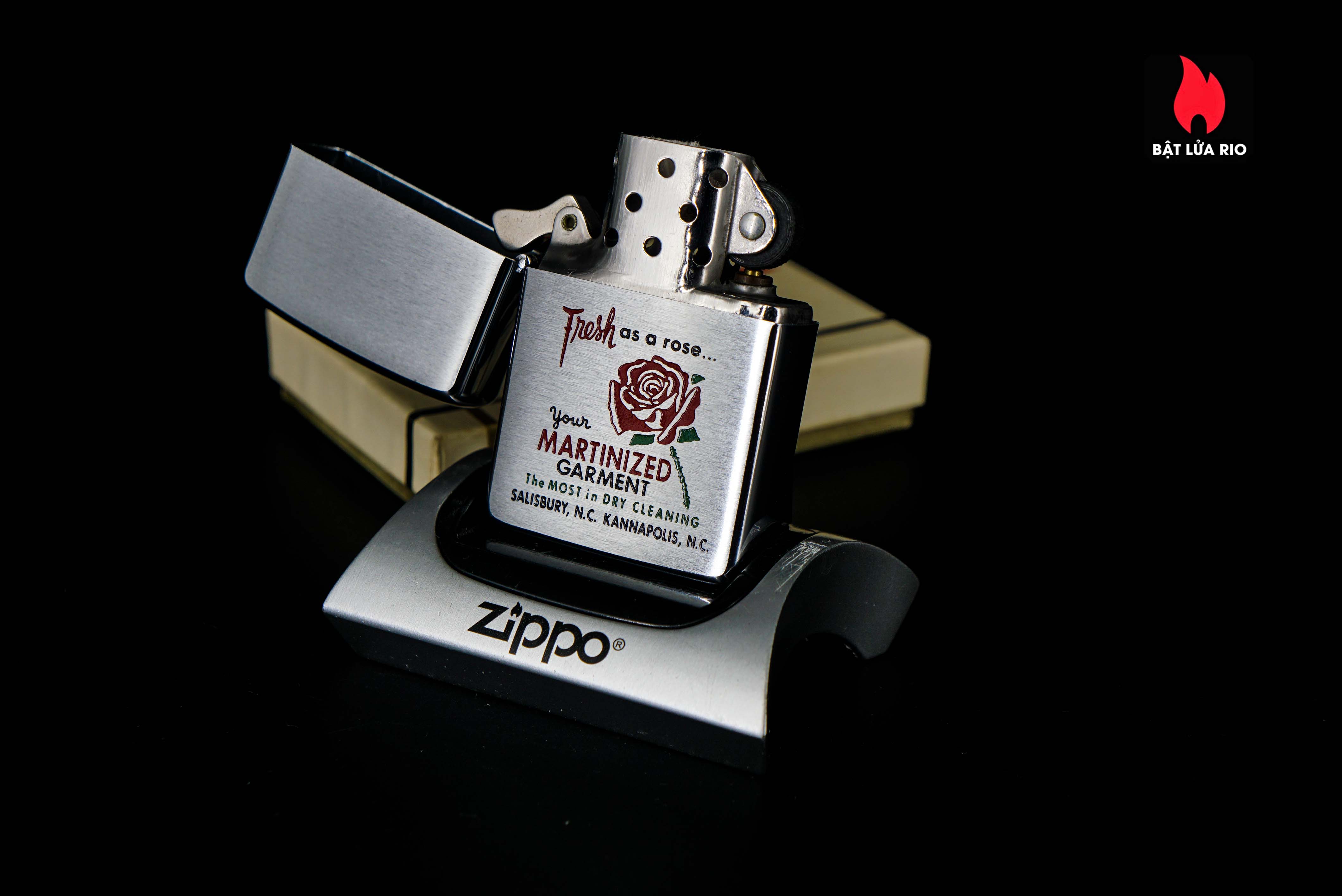 Zippo Xưa 1965 – One Hour Martinizing – Fresh As A Rose 8