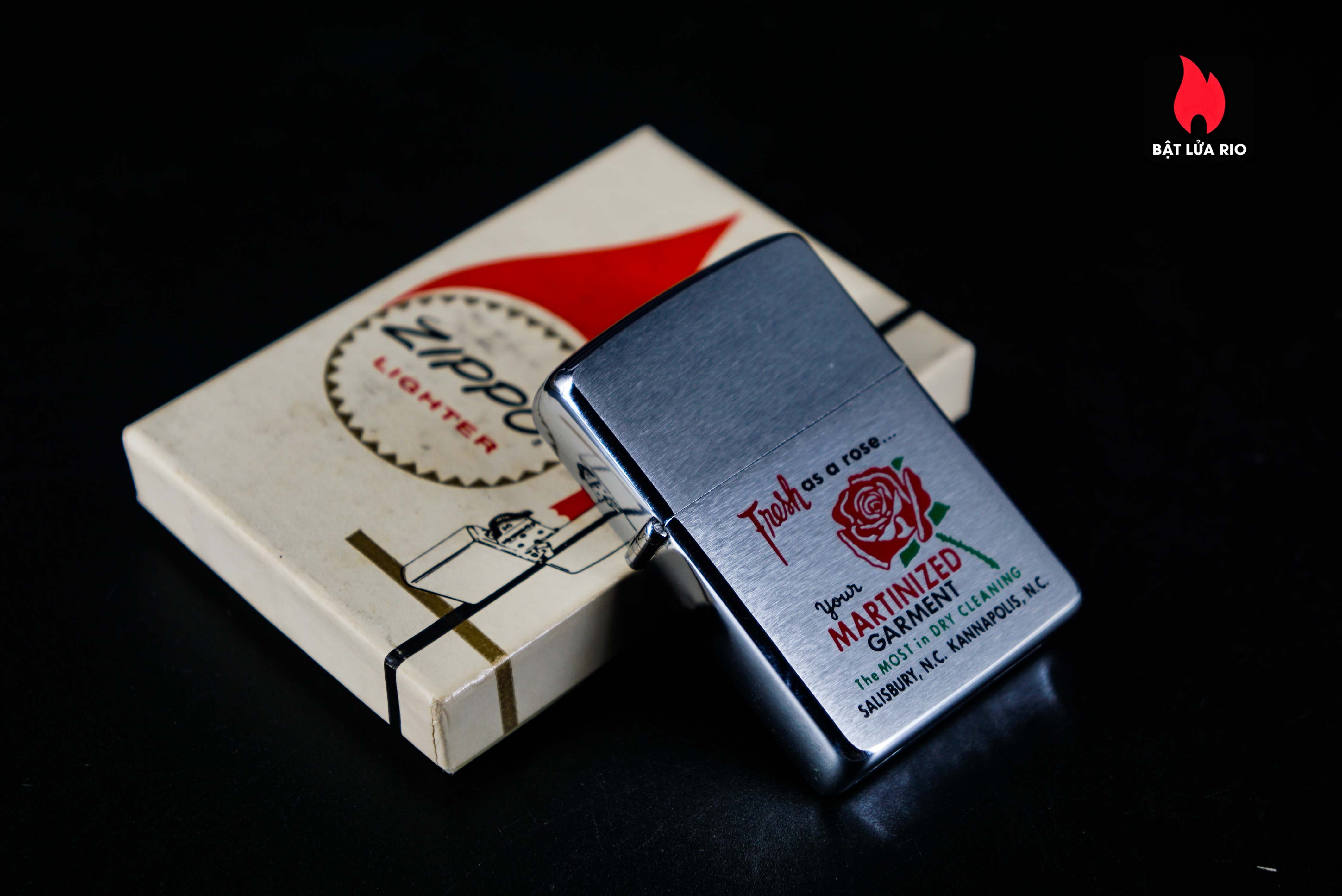 Zippo Xưa 1965 – One Hour Martinizing – Fresh As A Rose 9