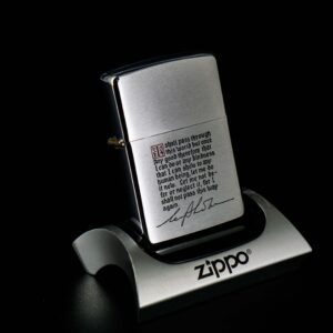 Zippo Xưa 1967 – Quote from Quaker Missionary Stephen Grellet
