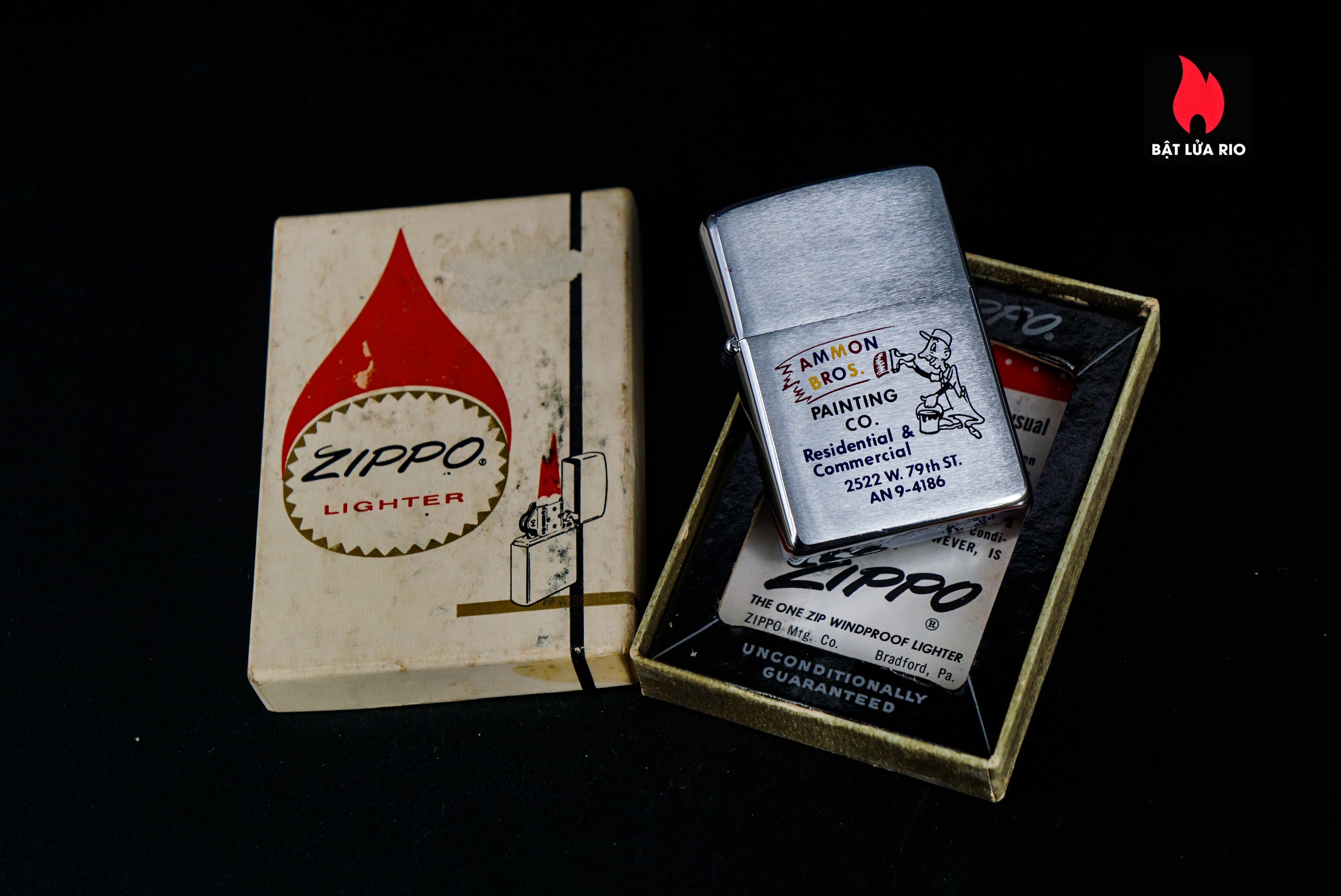 Zippo Xưa 1968 – Ammon Bros Painting 32 Zippo Xưa 1968 – Ammon Bros Painting 12