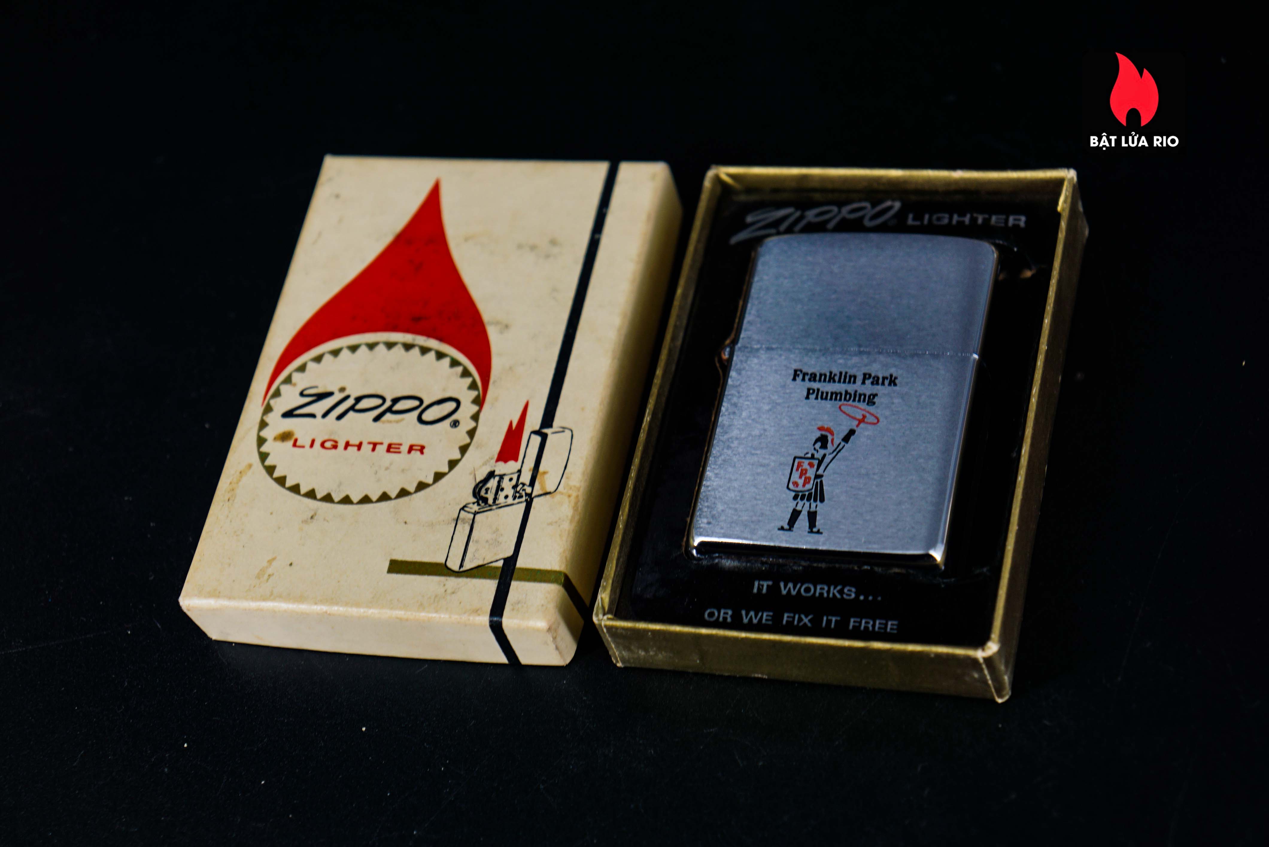 Zippo Xưa 1968 – Franklin Park Plumbing 12