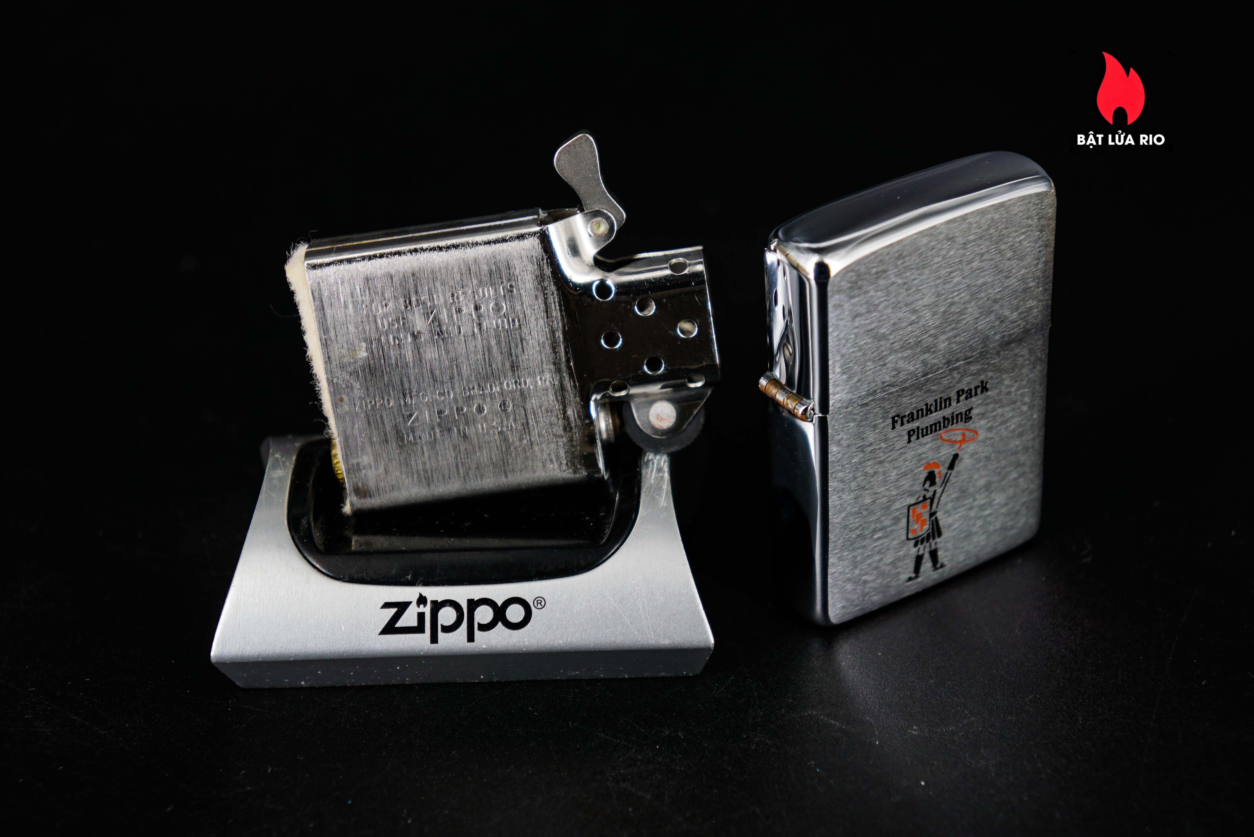 Zippo Xưa 1968 – Franklin Park Plumbing 2
