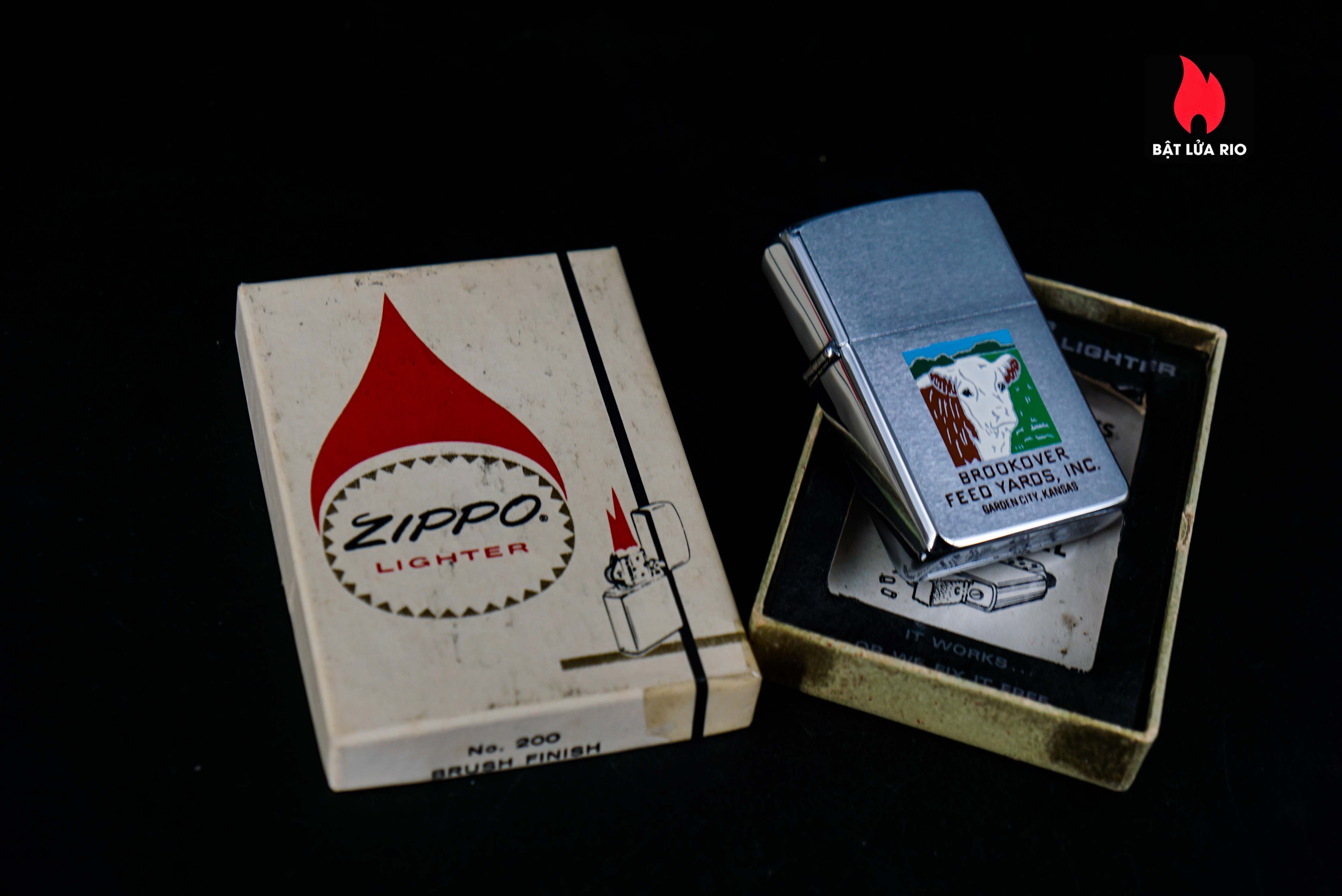 Zippo Xưa 1969 – Brookover Feed Yards 11