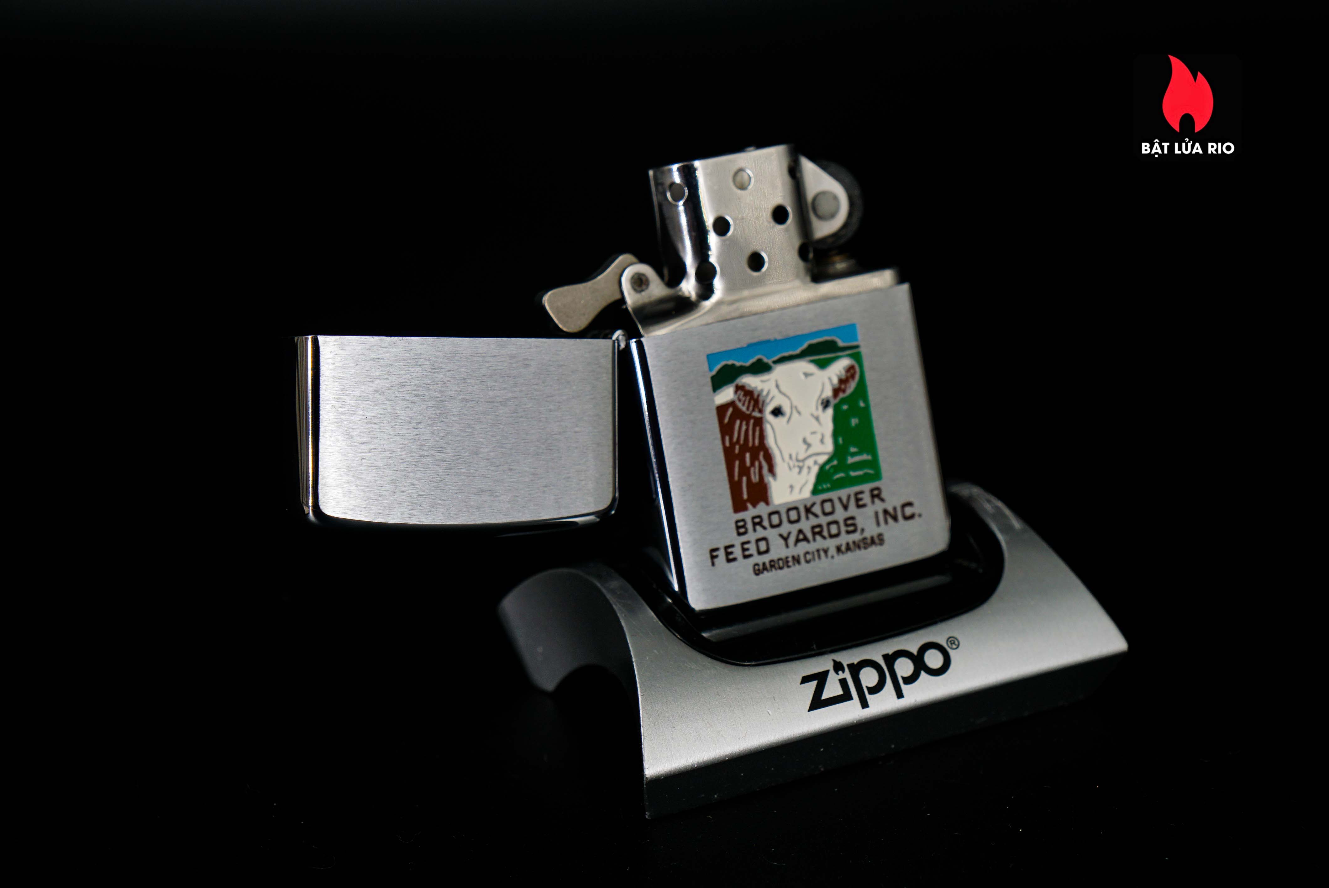 Zippo Xưa 1969 – Brookover Feed Yards 5