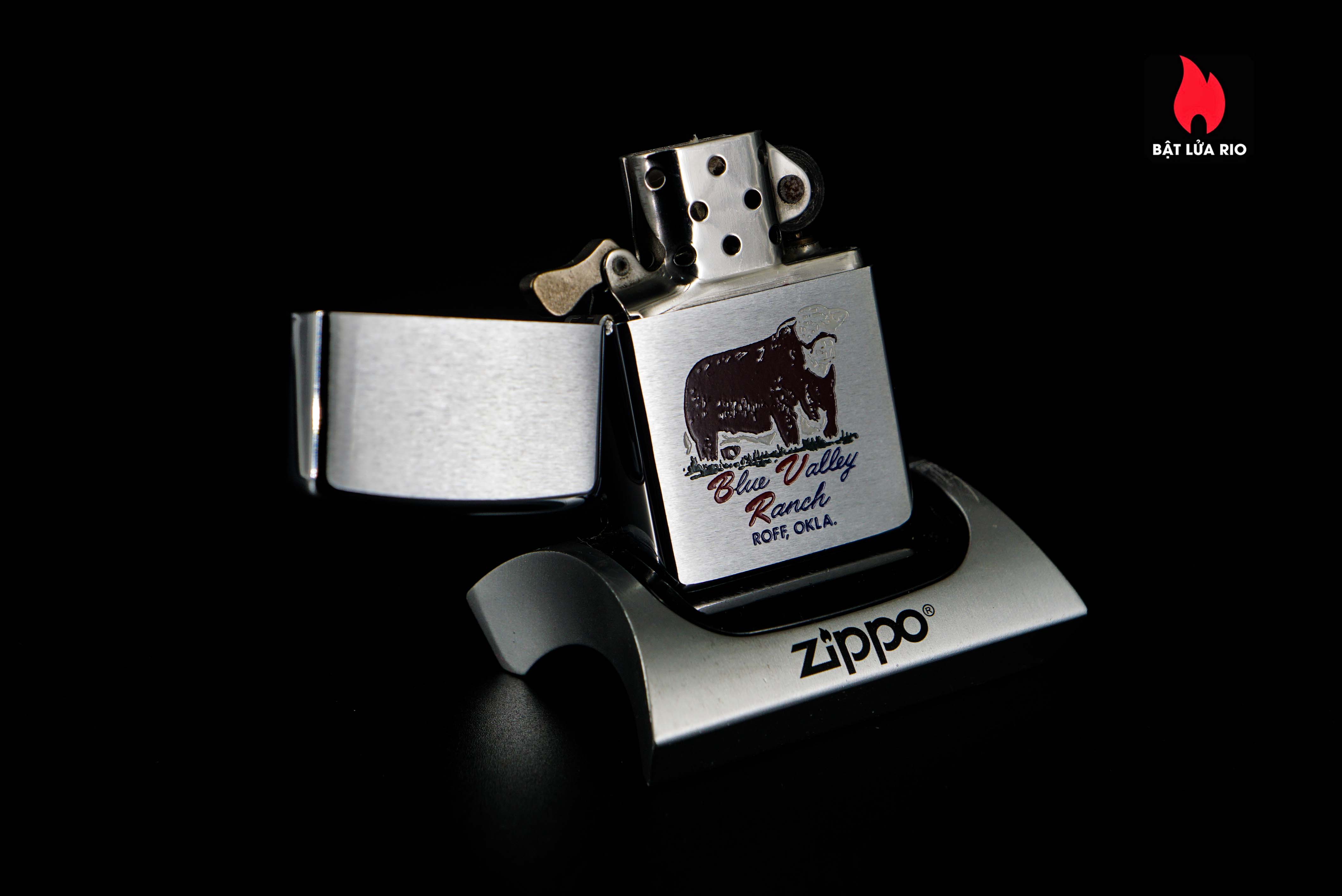 Zippo Xưa 1970 – Blue Valley Ranch 10