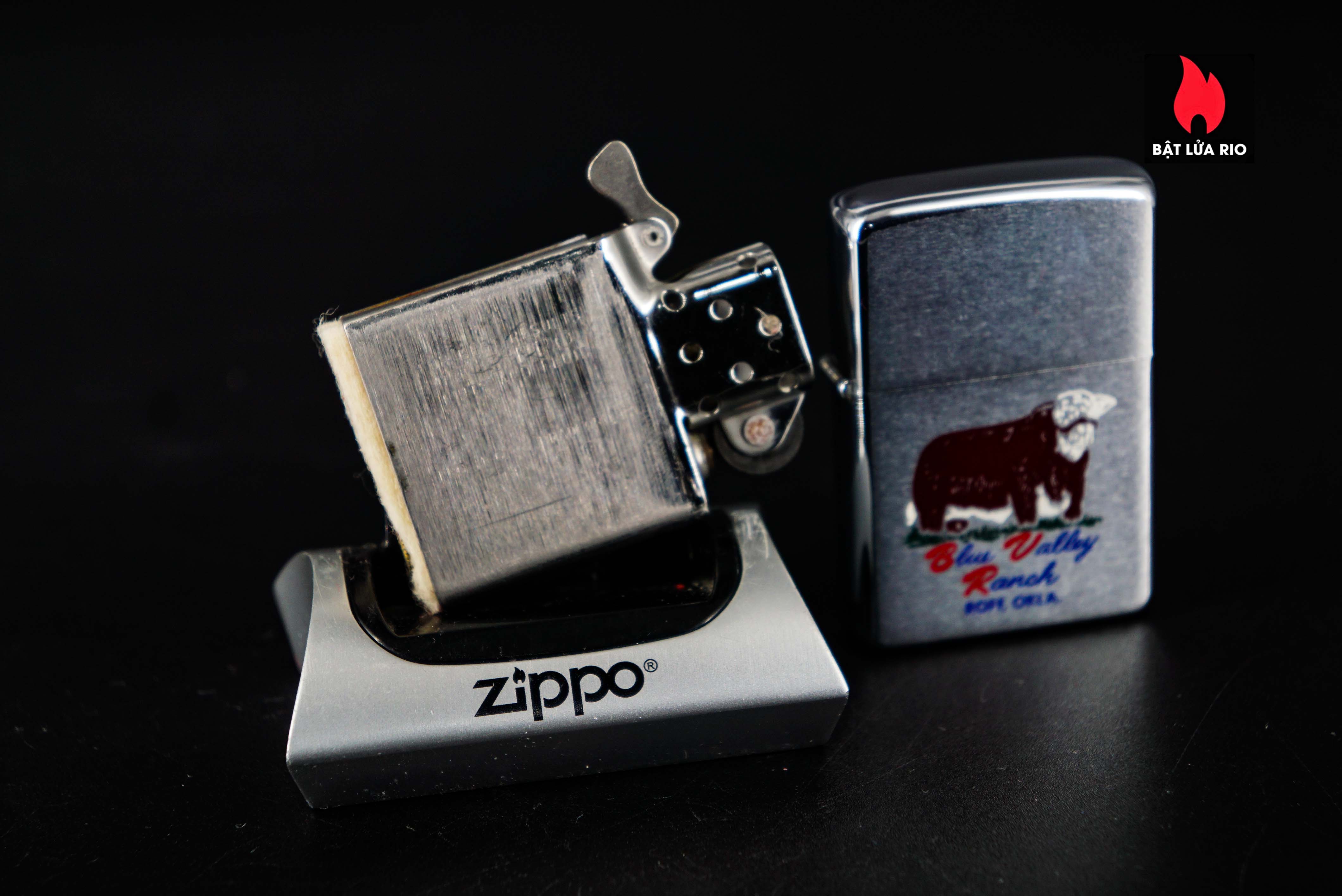 Zippo Xưa 1970 – Blue Valley Ranch 3