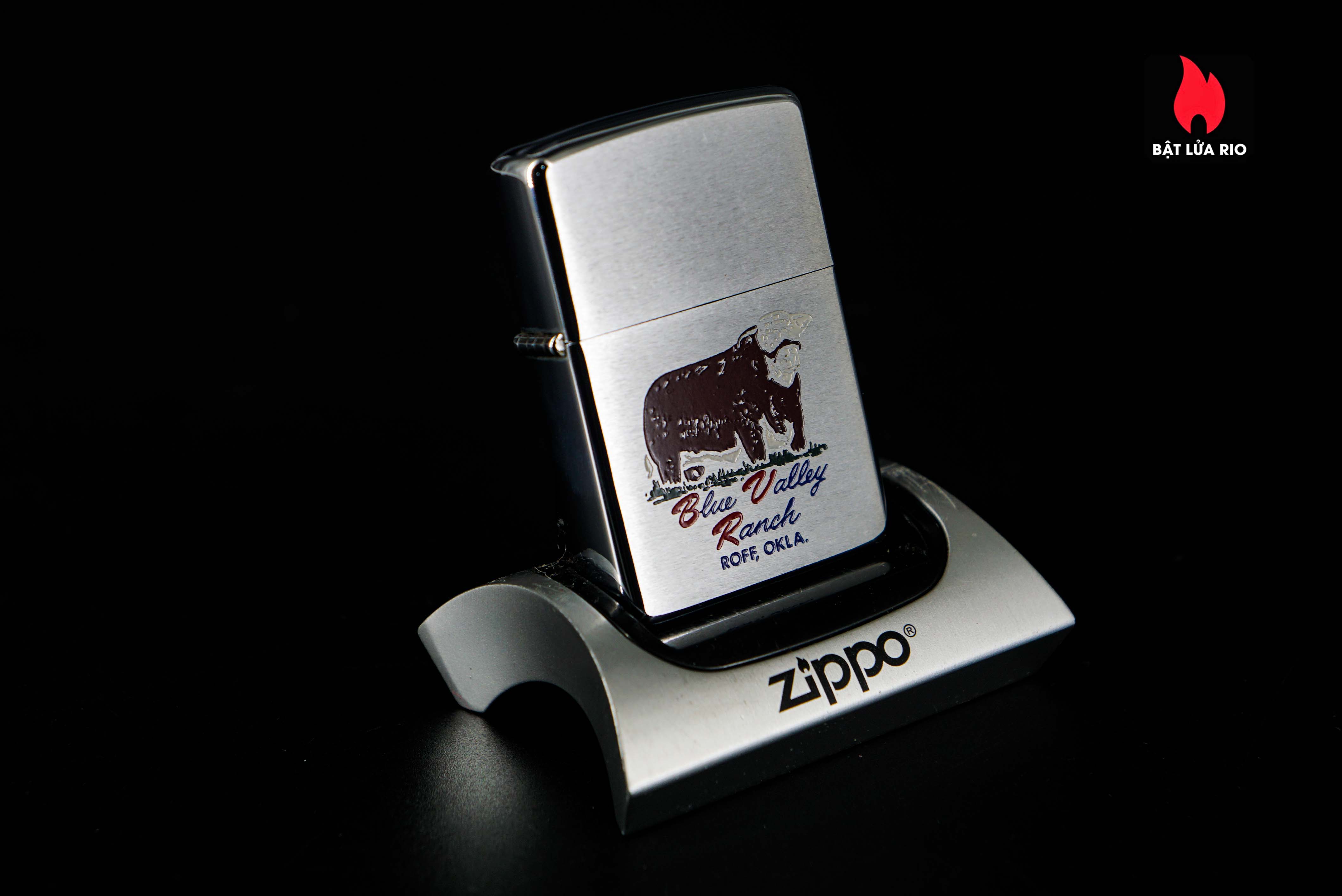 Zippo Xưa 1970 – Blue Valley Ranch