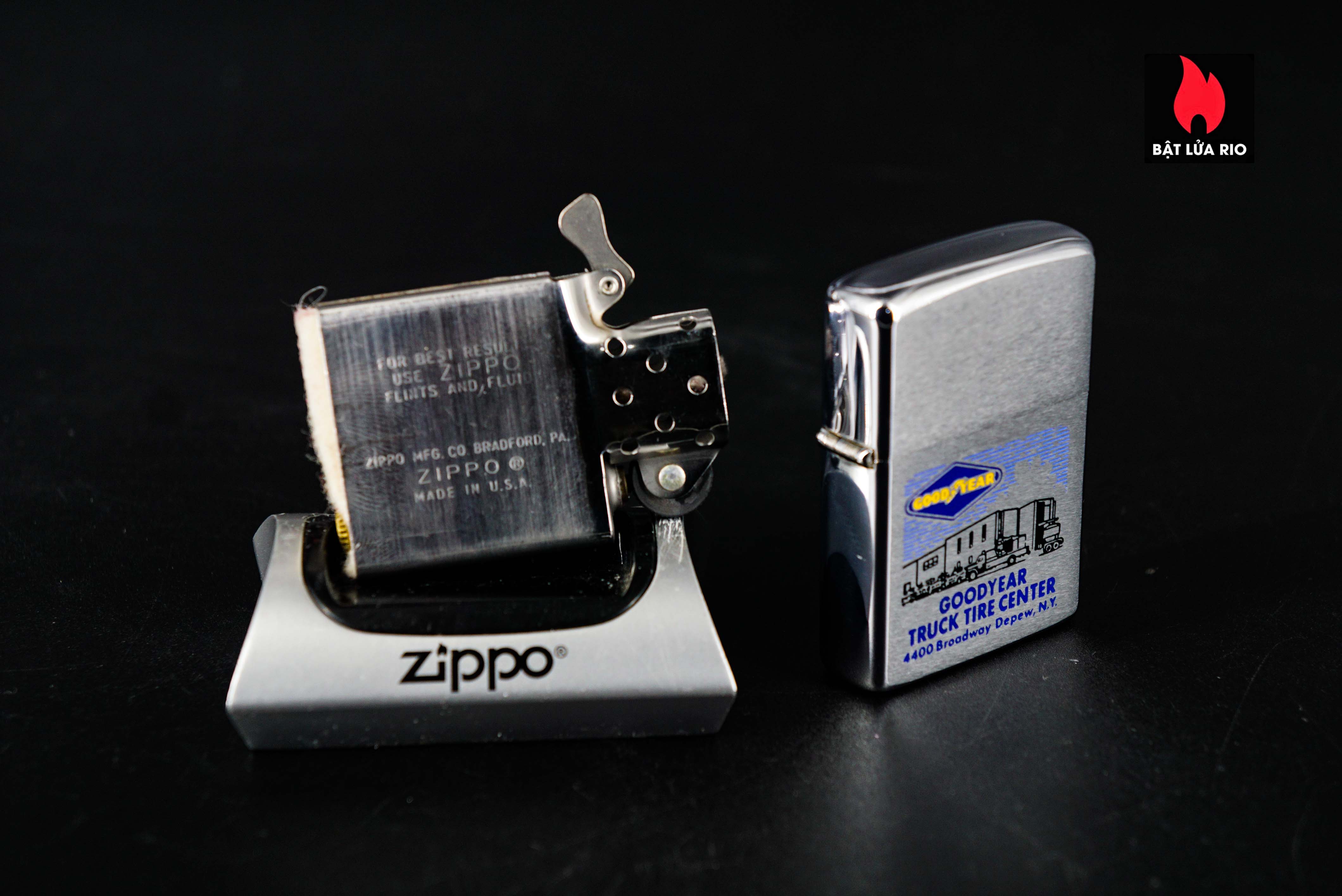 Zippo Xưa 1972 – Goodyear Truck Tire Center 1