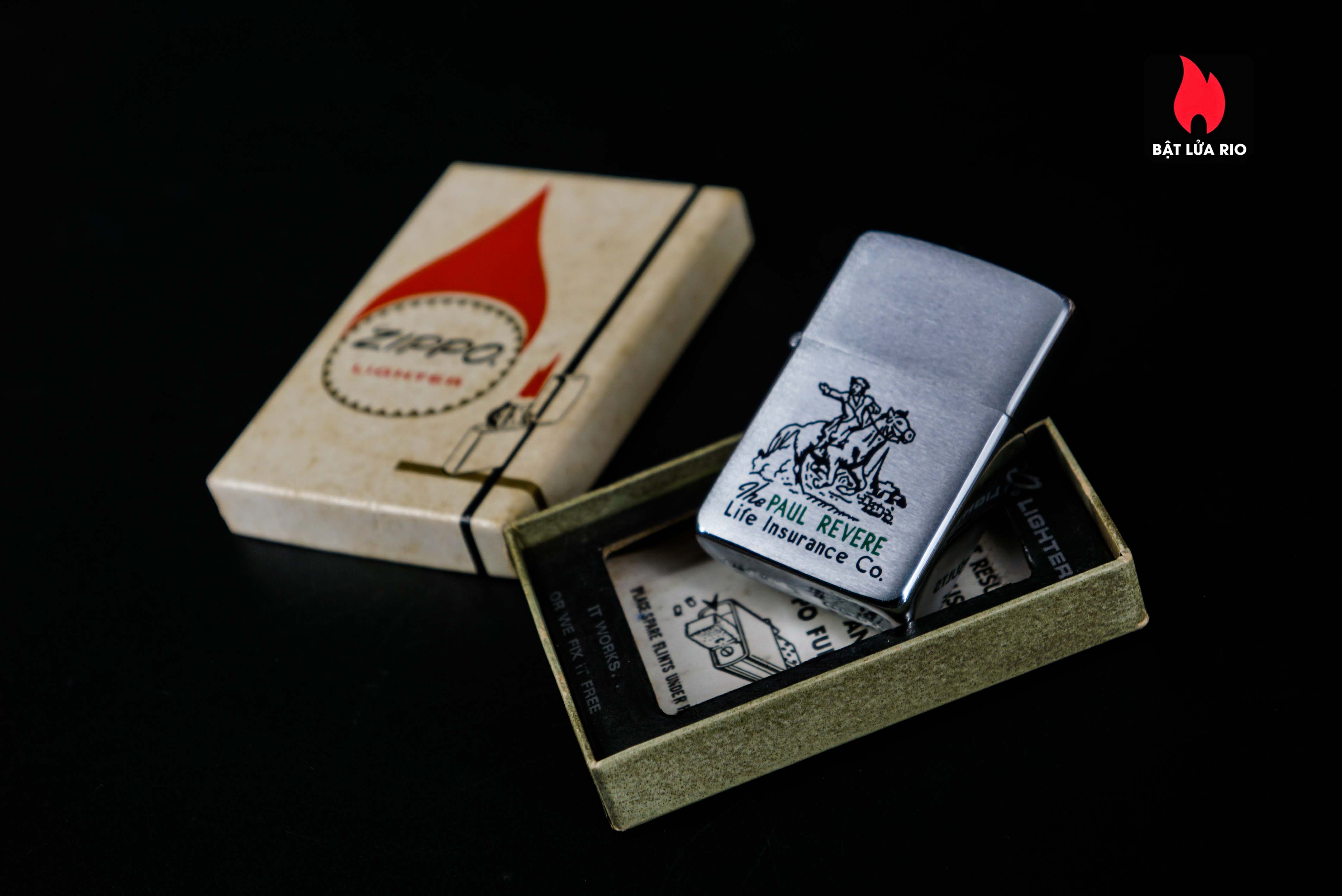 Zippo Xưa 1960 – The Paul Revere Life Insurance 2