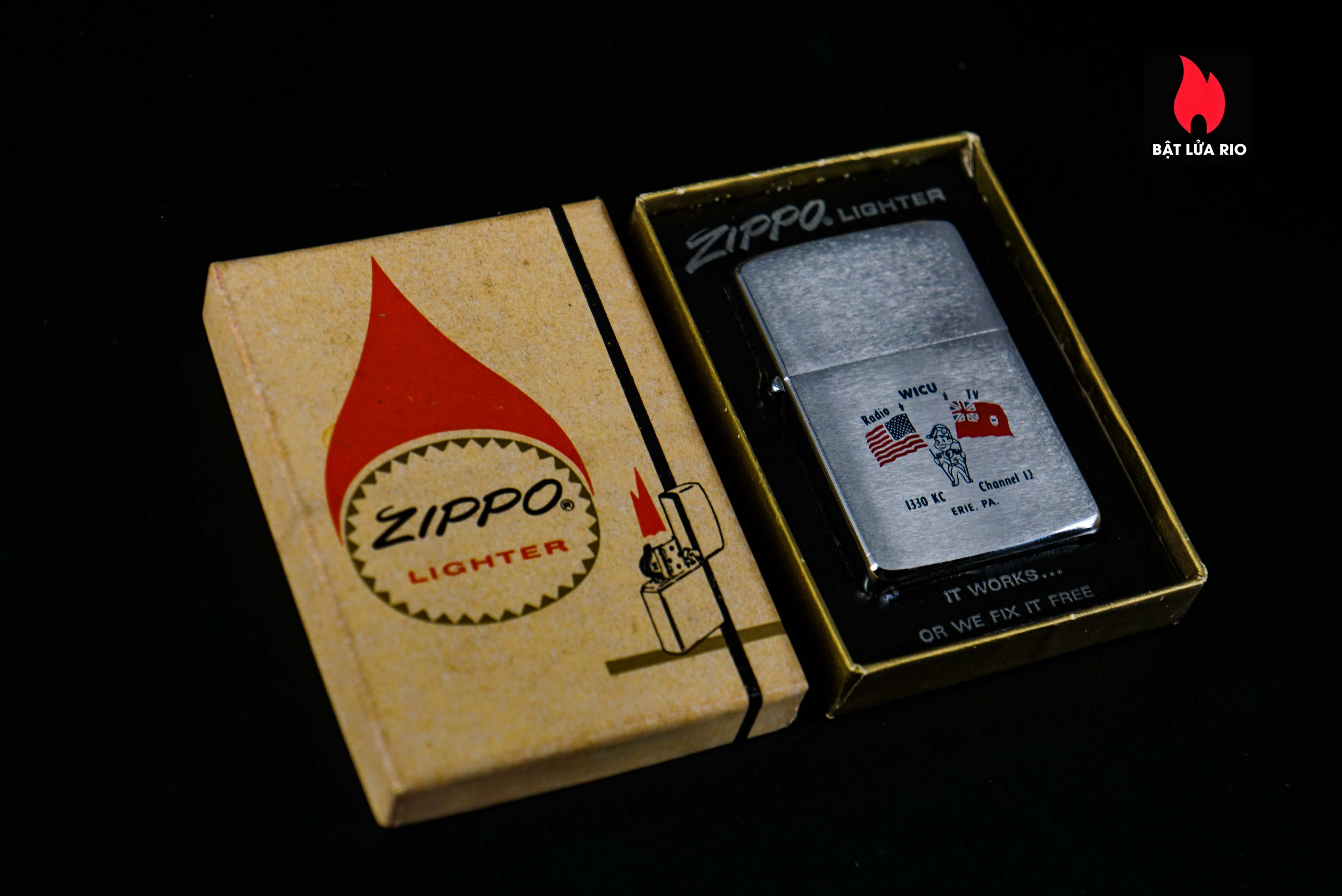Zippo Xưa 1962 – Wicu Radio TV 1