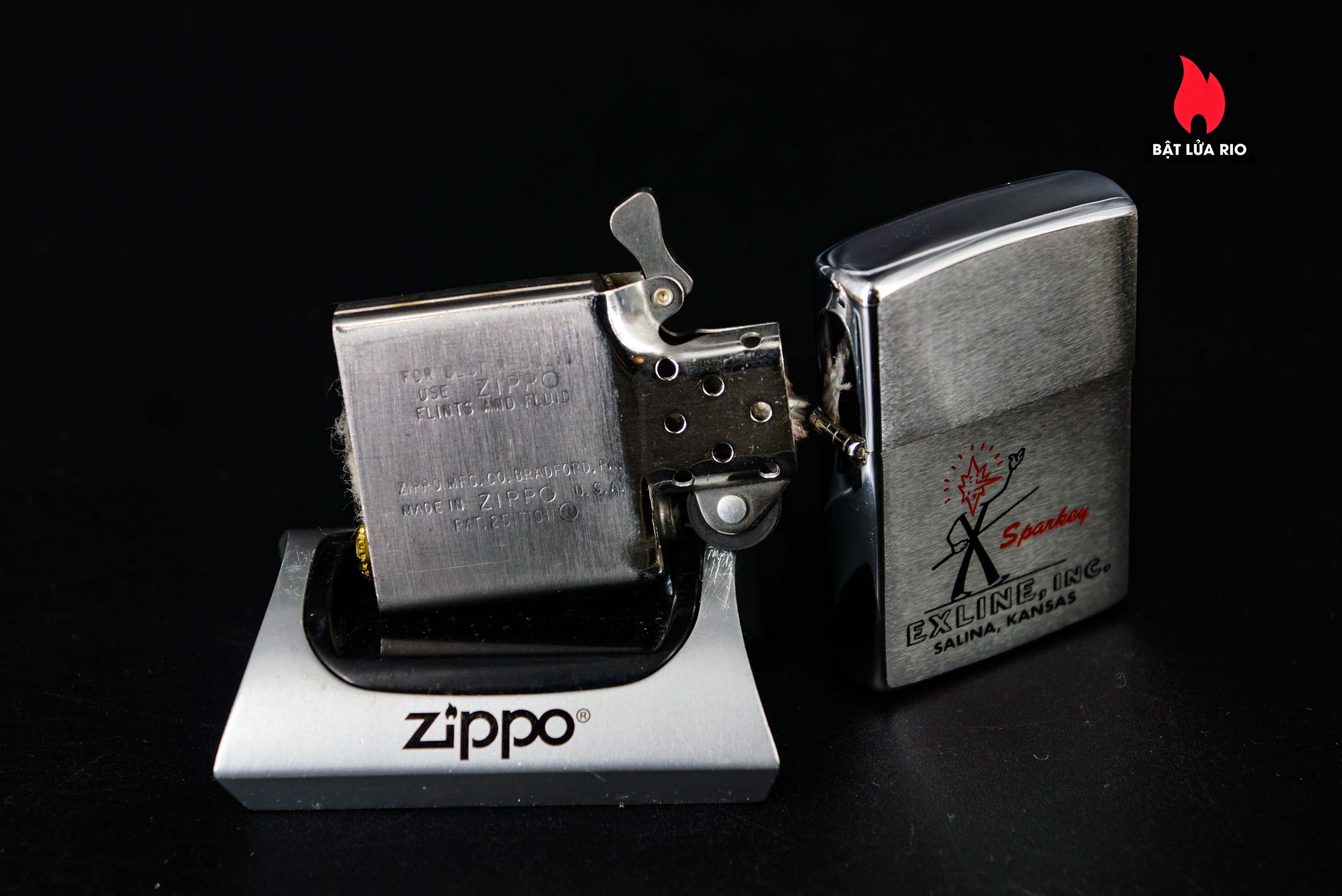 Zippo Xưa 1966 – Sparkey Exline  12