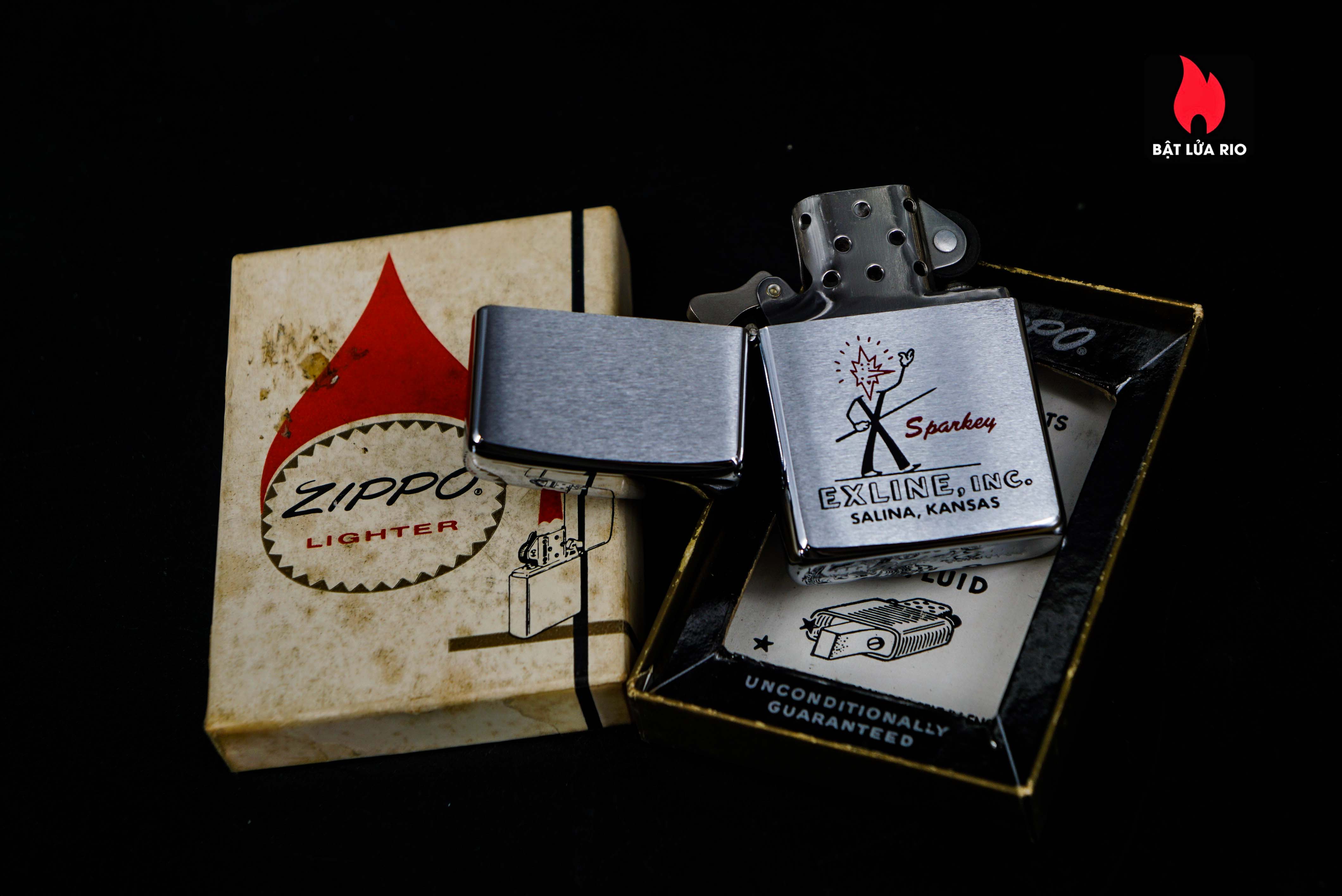 Zippo Xưa 1966 – Sparkey Exline 4