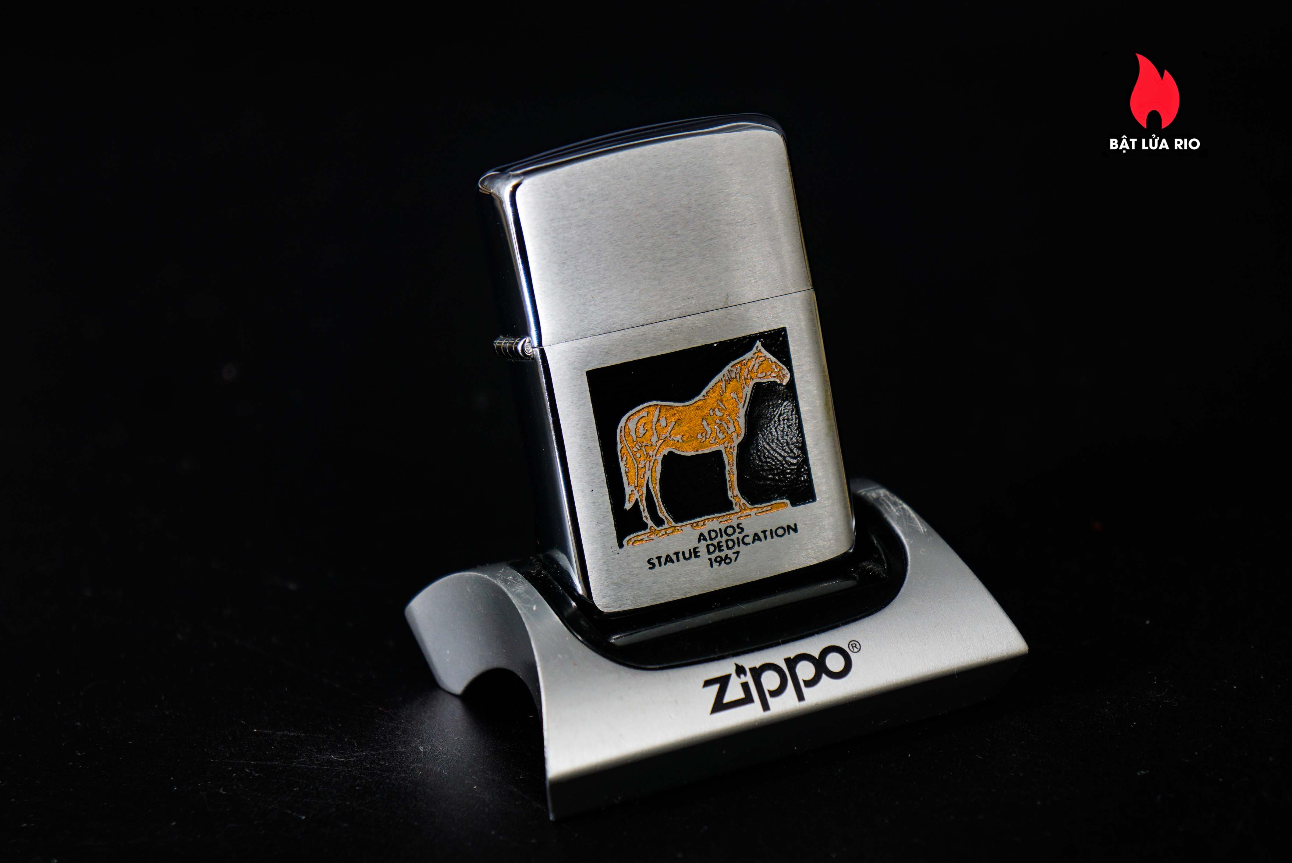 Zippo Xưa 1967 – Adios Statue Dedication 1967