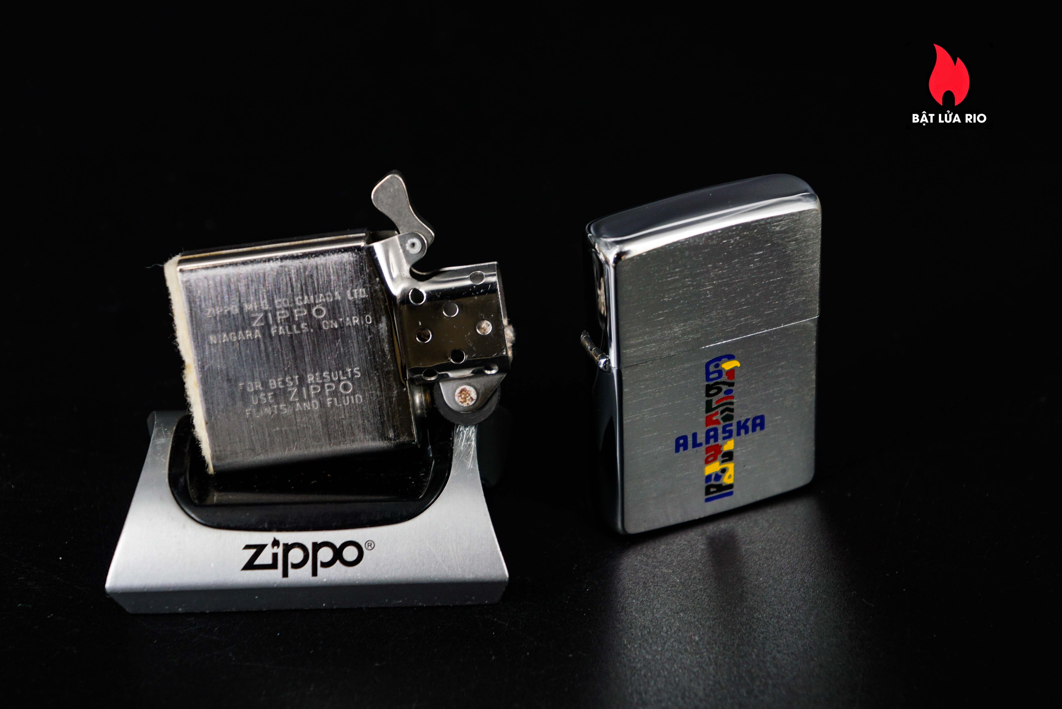 Zippo Xưa 1969 – Alaska Native Totem Pole 12