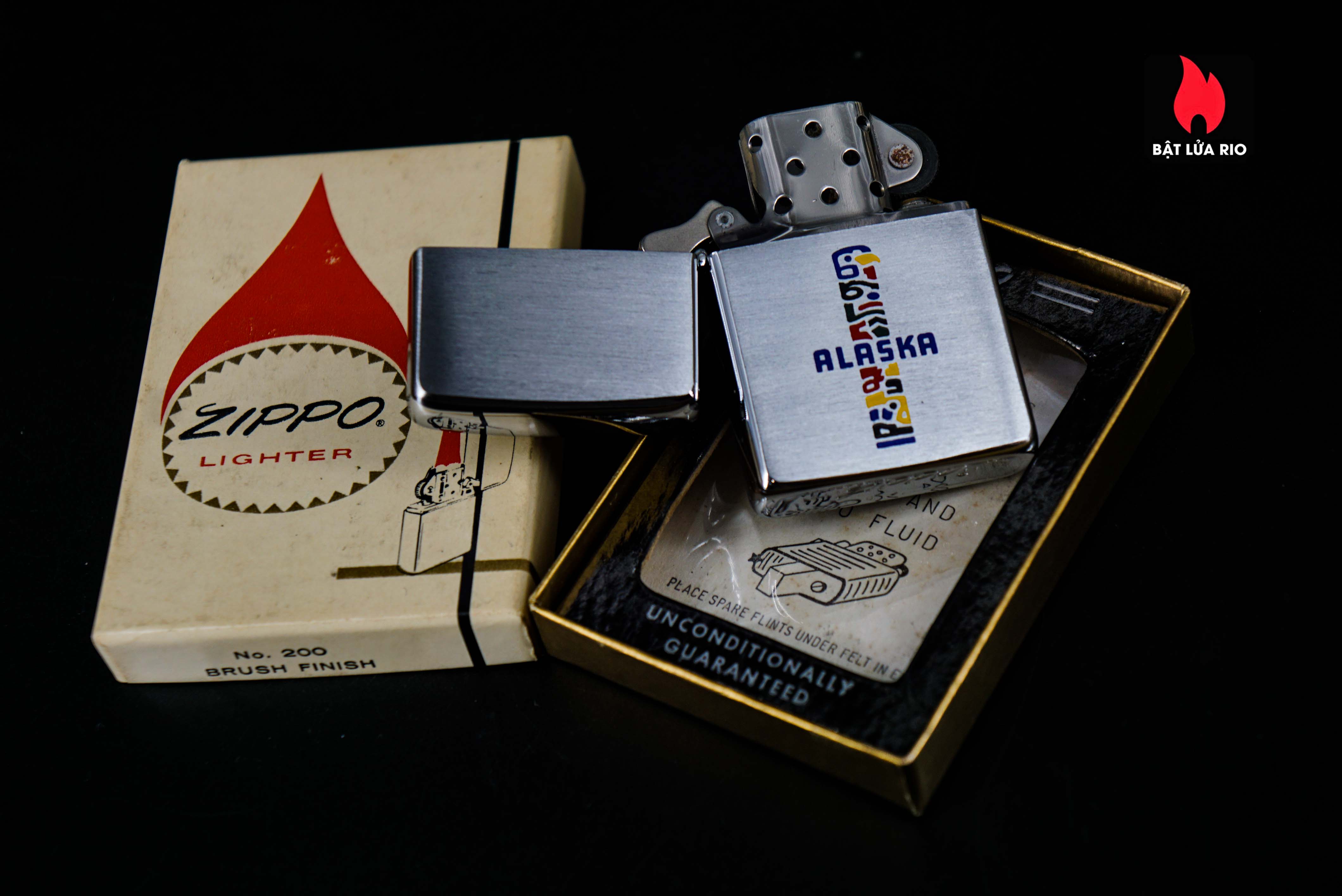 Zippo Xưa 1969 – Alaska Native Totem Pole 2