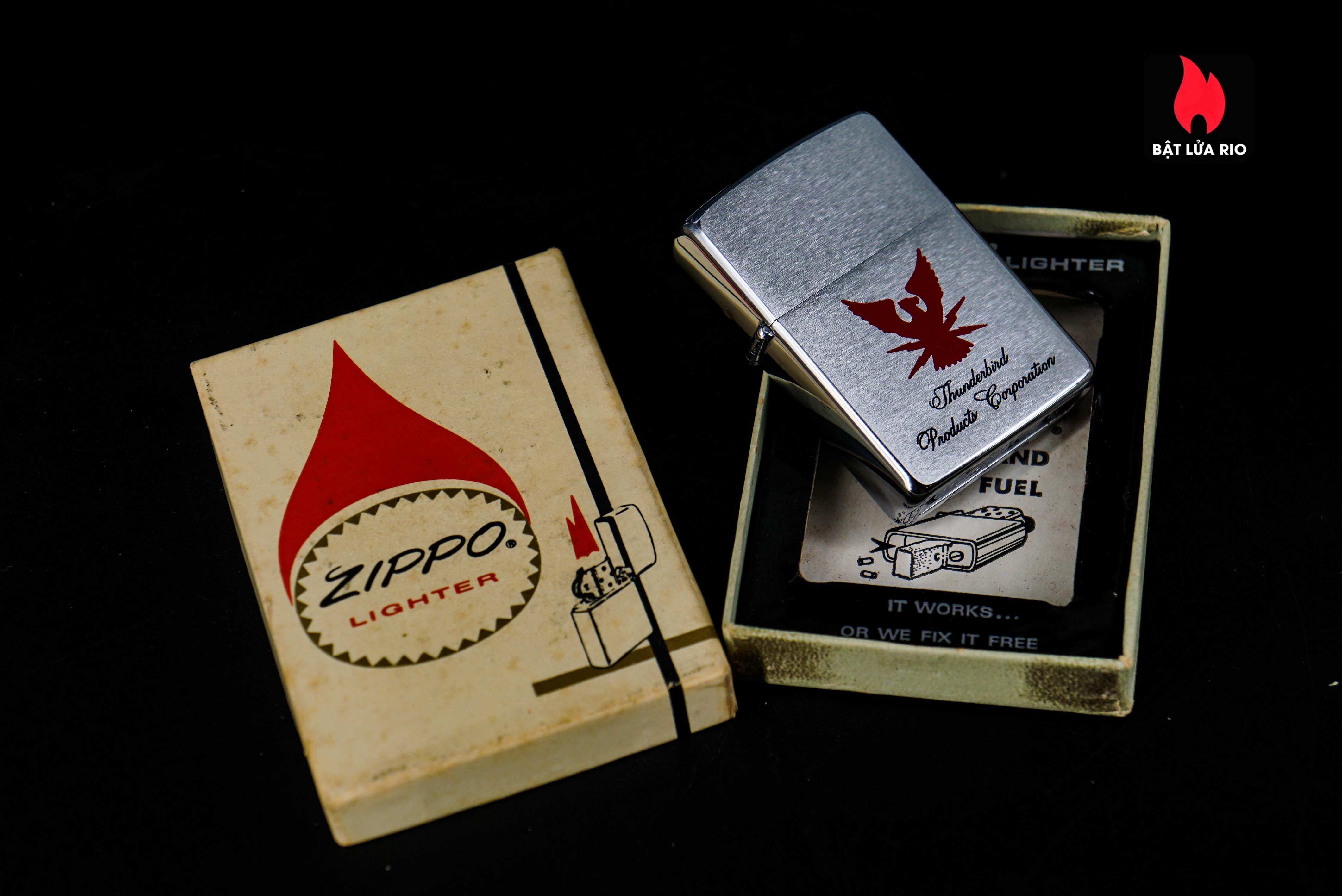 Zippo Xưa 1969 – ThunderBird Products Corporation 2