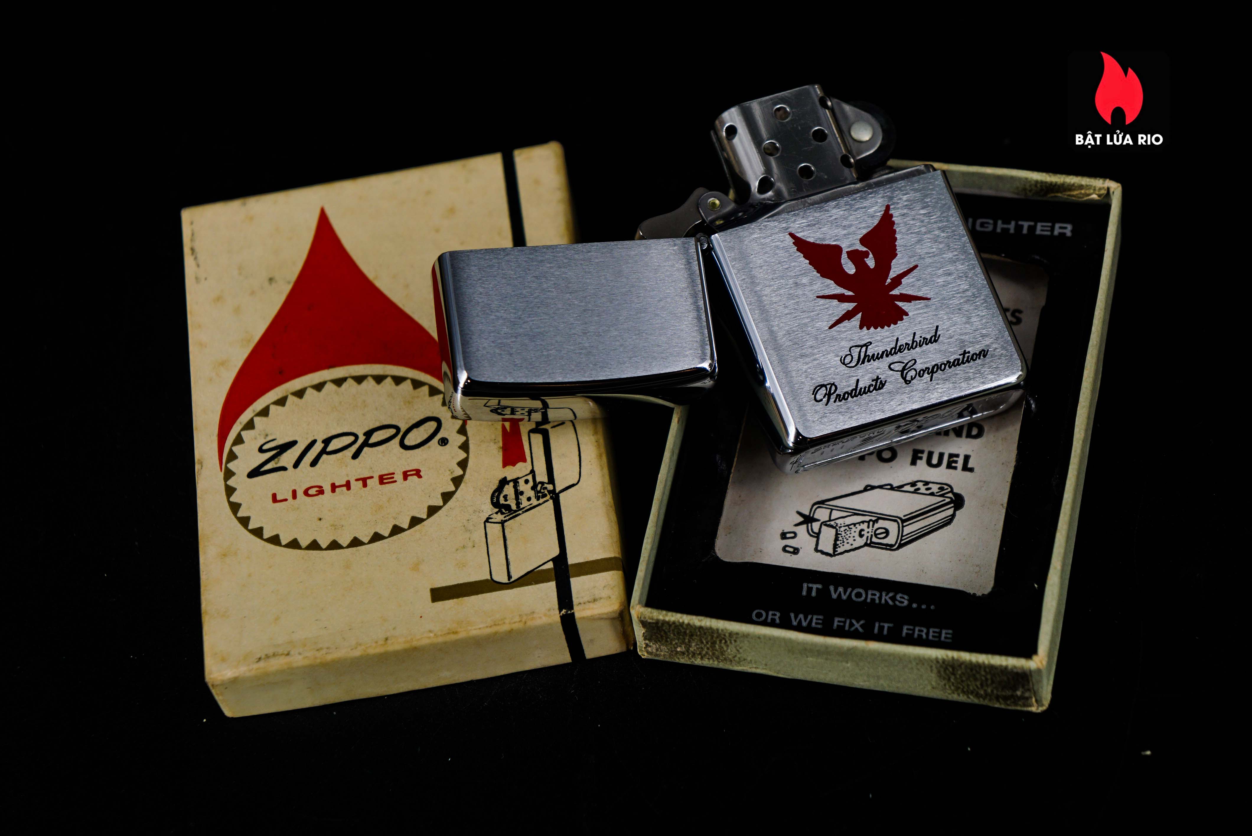 Zippo Xưa 1969 – ThunderBird Products Corporation 3