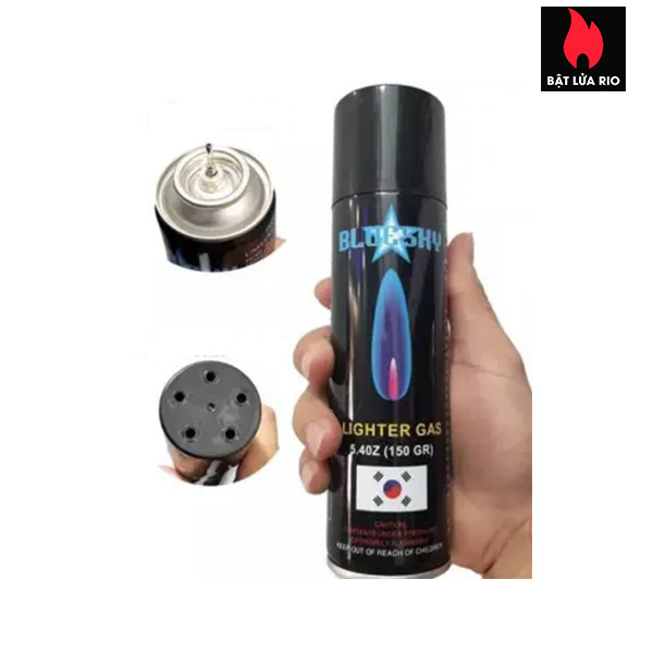 Bình Gas Butane BlueSky (Hàn Quốc) dùng cho bật lửa 1