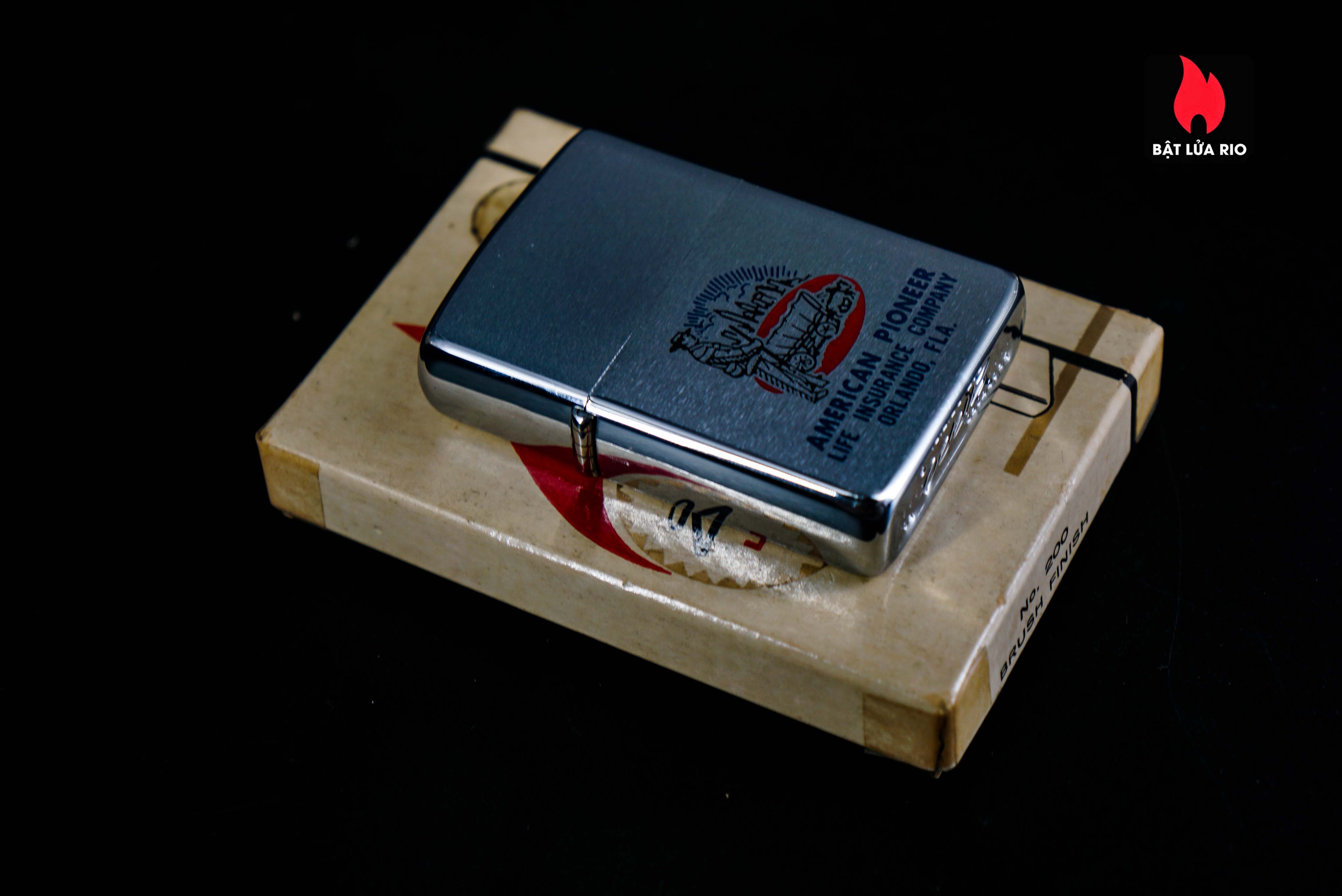 Zippo Xưa 1966 – American Pioneer Life Insuarance 12