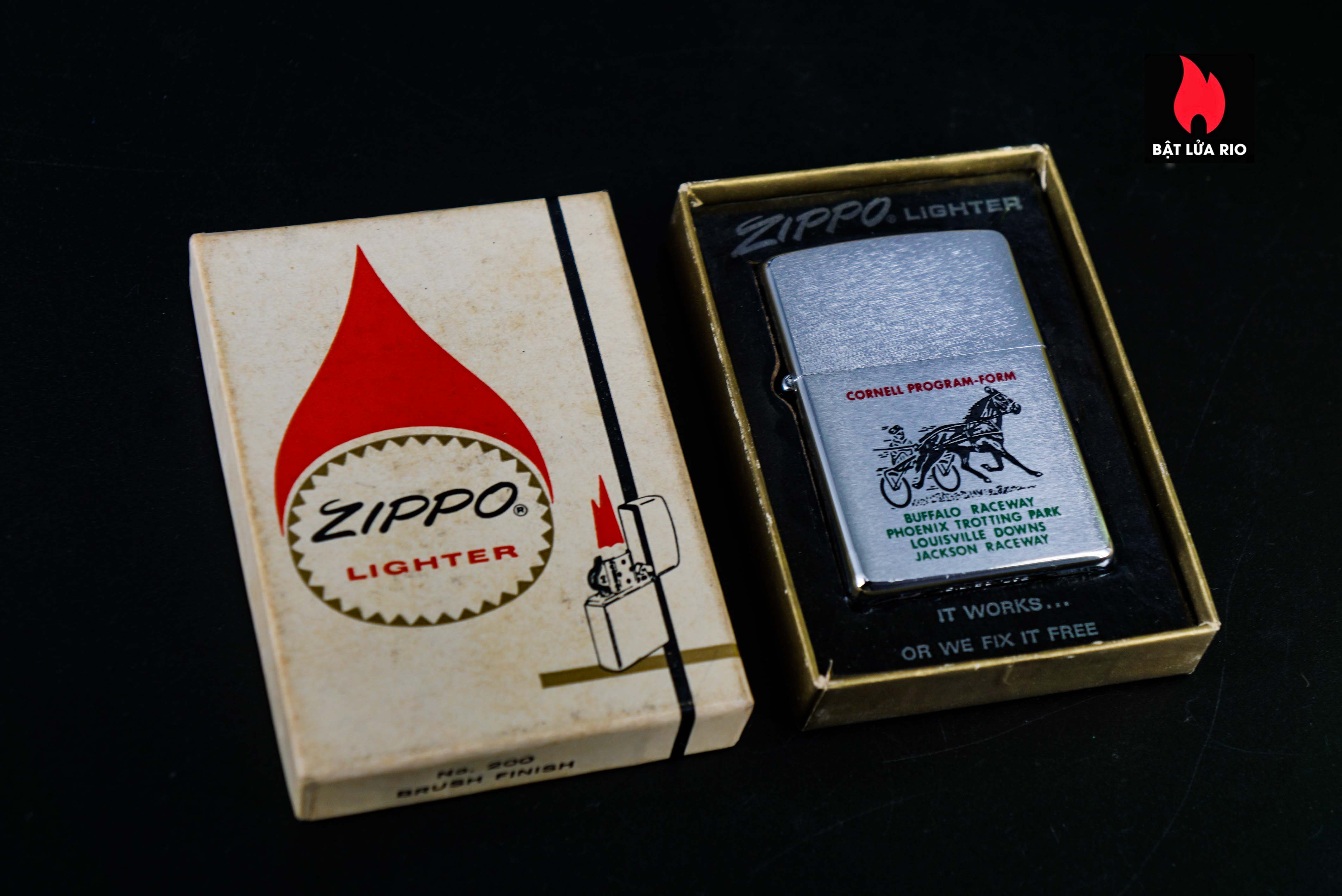 Zippo Xưa 1966 – Buffalo Raceway Hamburg 41 Zippo Xưa 1966 – Buffalo Raceway Hamburg 1