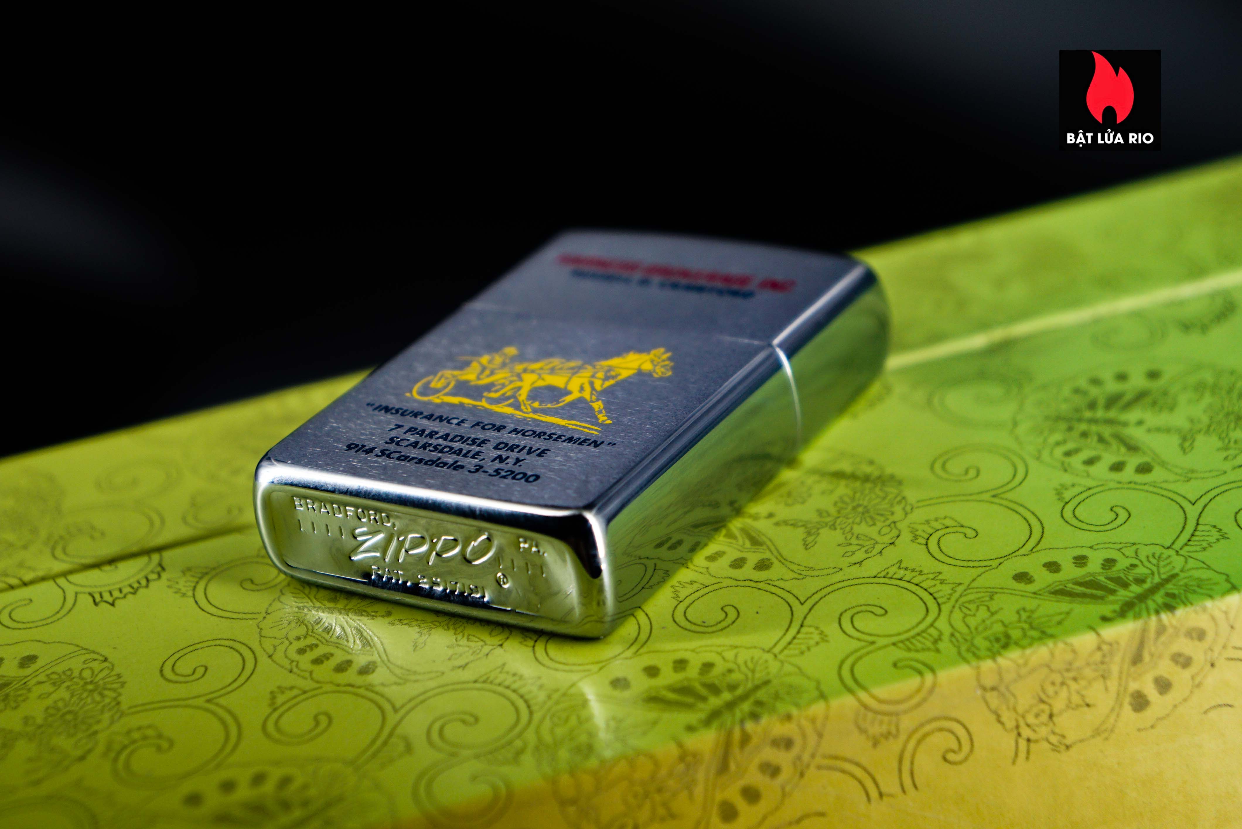 Zippo Xưa 1966 – Insurance for Horseman 45 Zippo Xưa 1966 – Insurance for Horseman 13