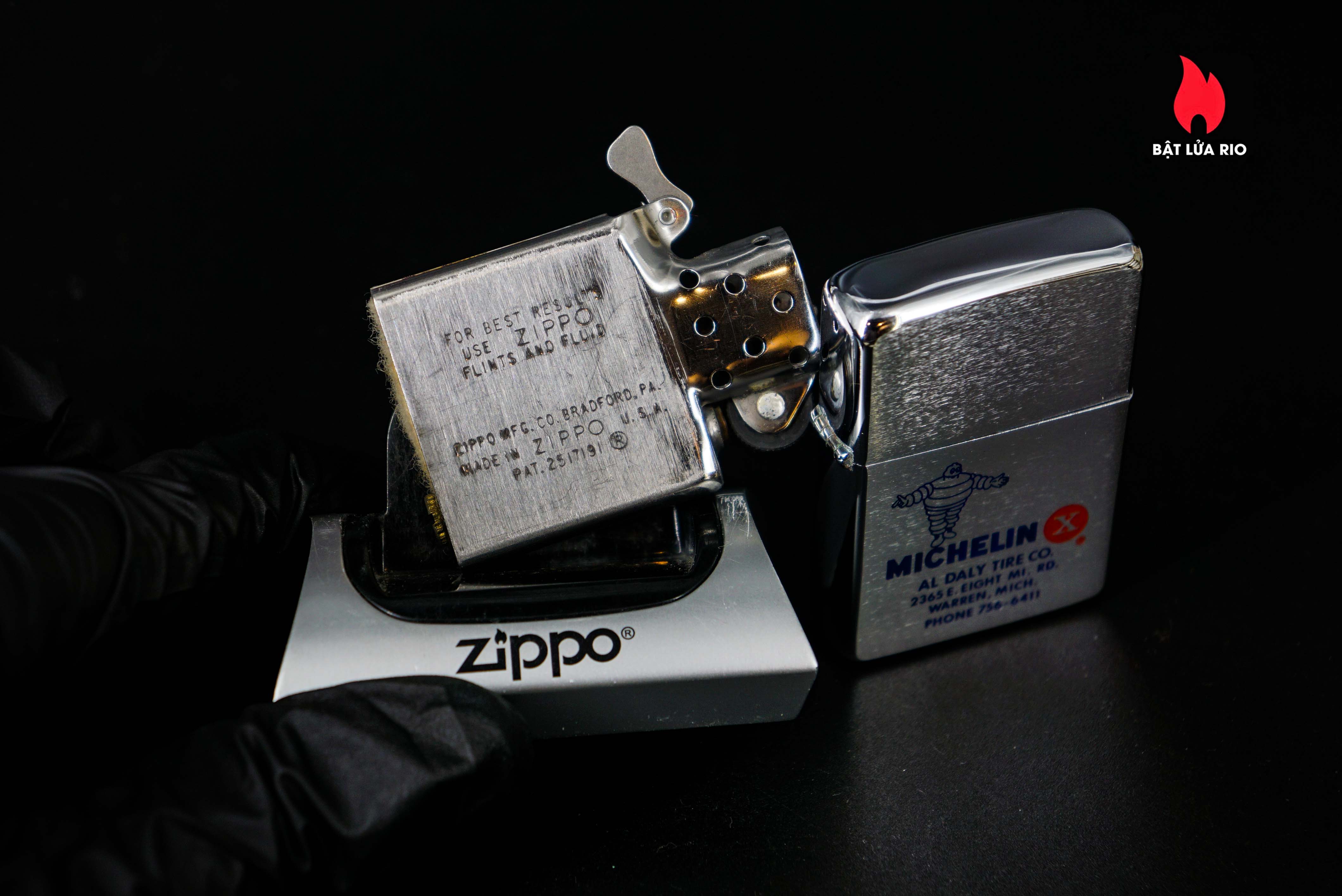 Zippo Xưa 1967 – Michelin 12