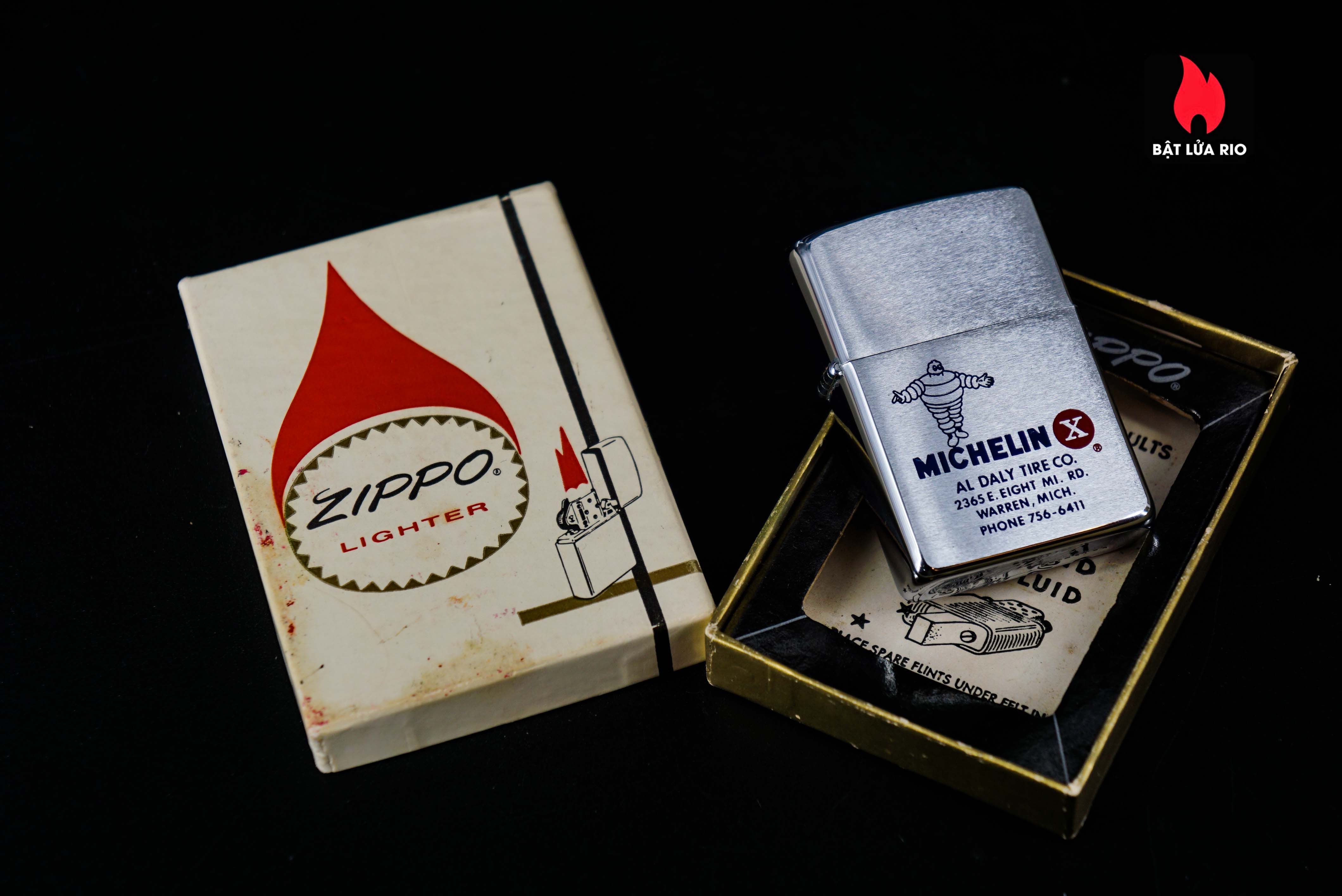 Zippo Xưa 1967 – Michelin 3