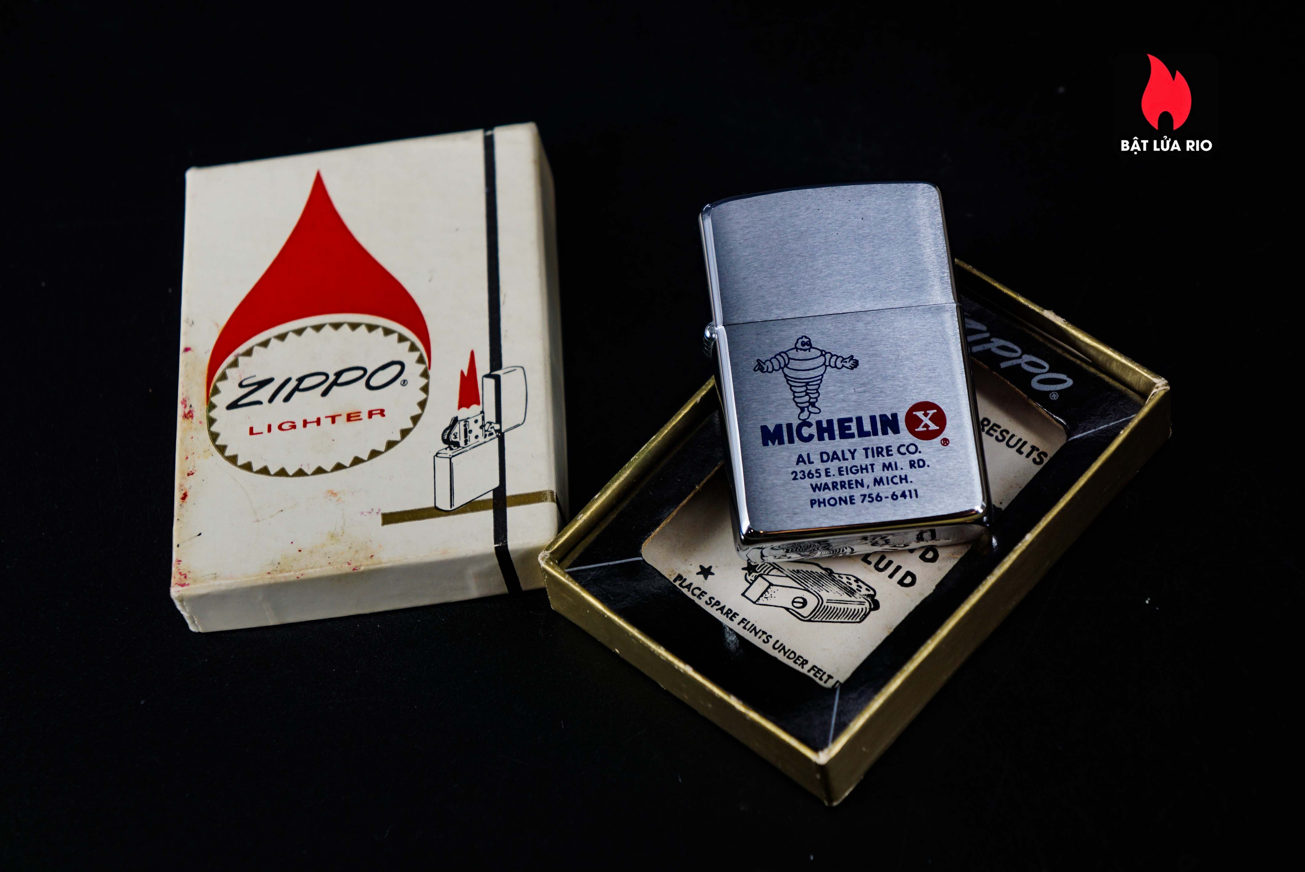 Zippo Xưa 1967 – Michelin 5