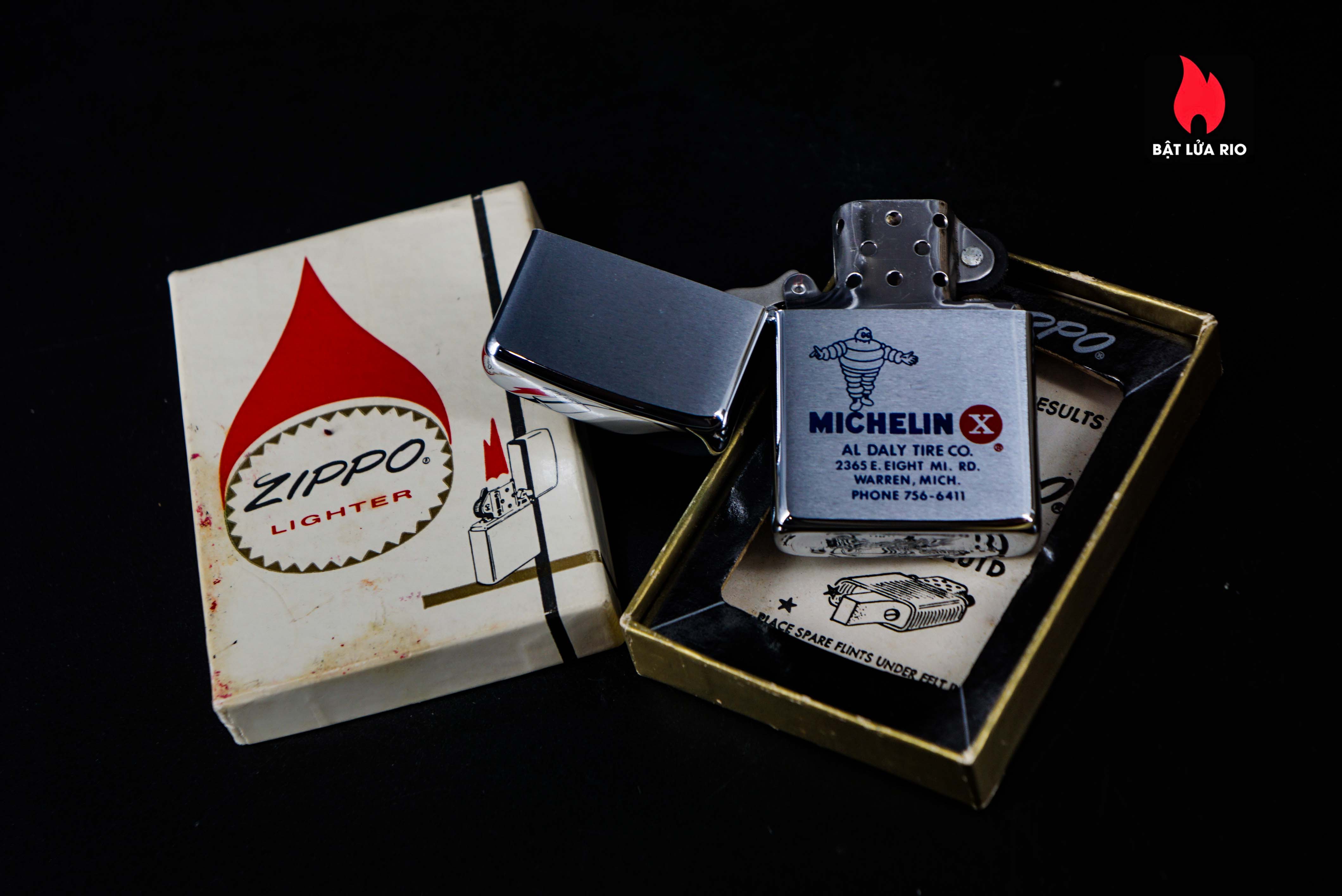 Zippo Xưa 1967 – Michelin 6