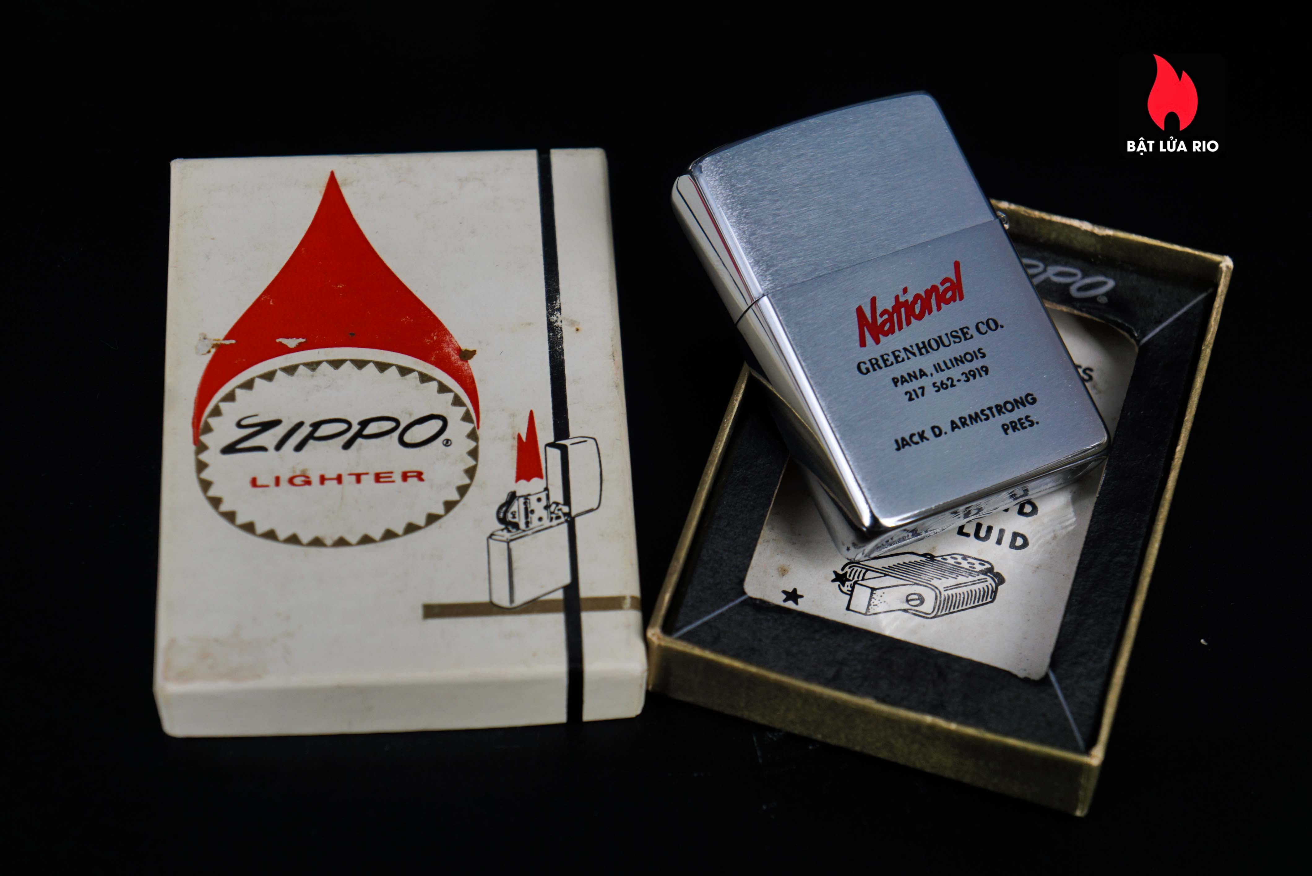 Zippo Xưa 1974 – National GreenHouse 34 Zippo Xưa 1974 – National GreenHouse 2