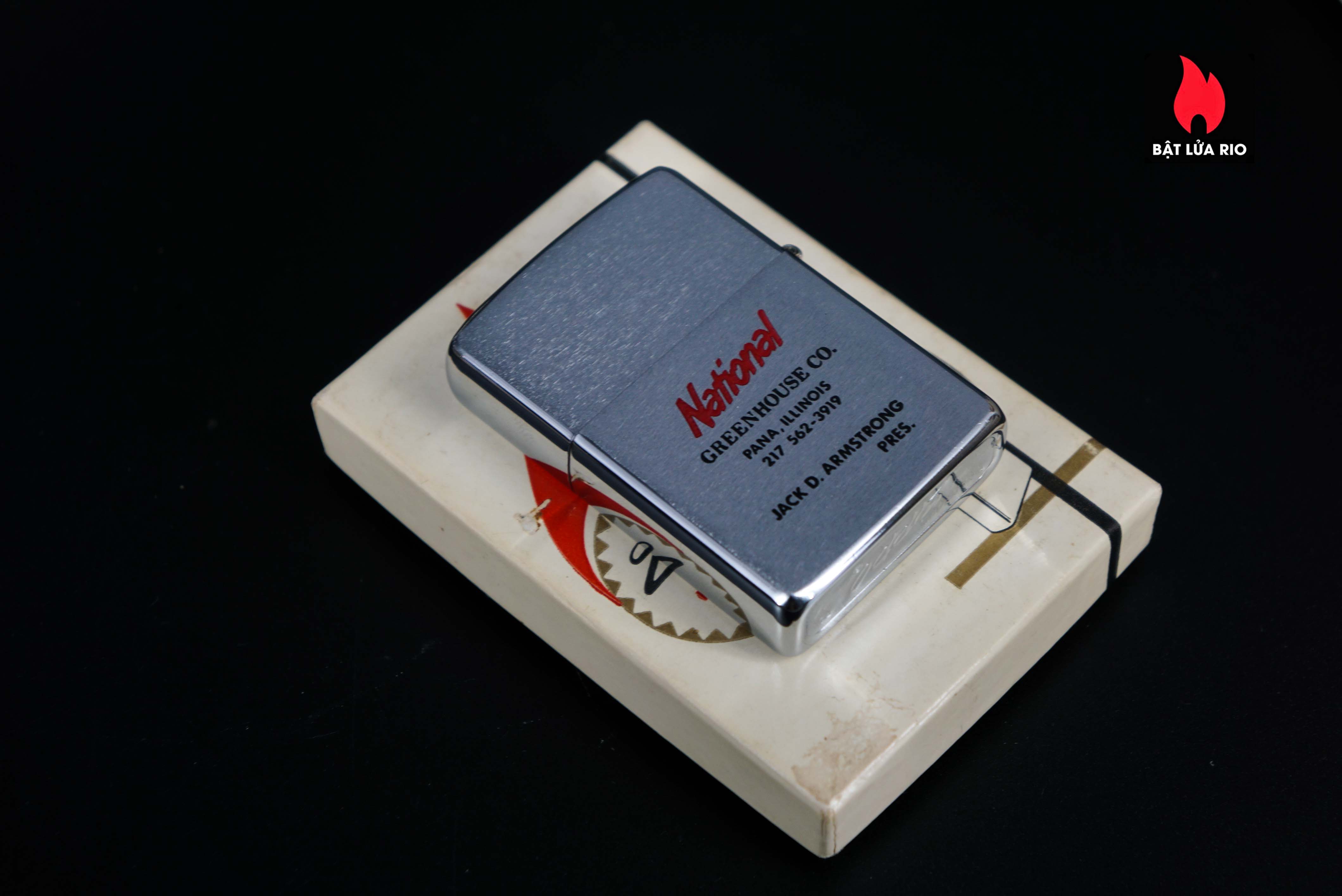 Zippo Xưa 1974 – National GreenHouse 33 Zippo Xưa 1974 – National GreenHouse 3