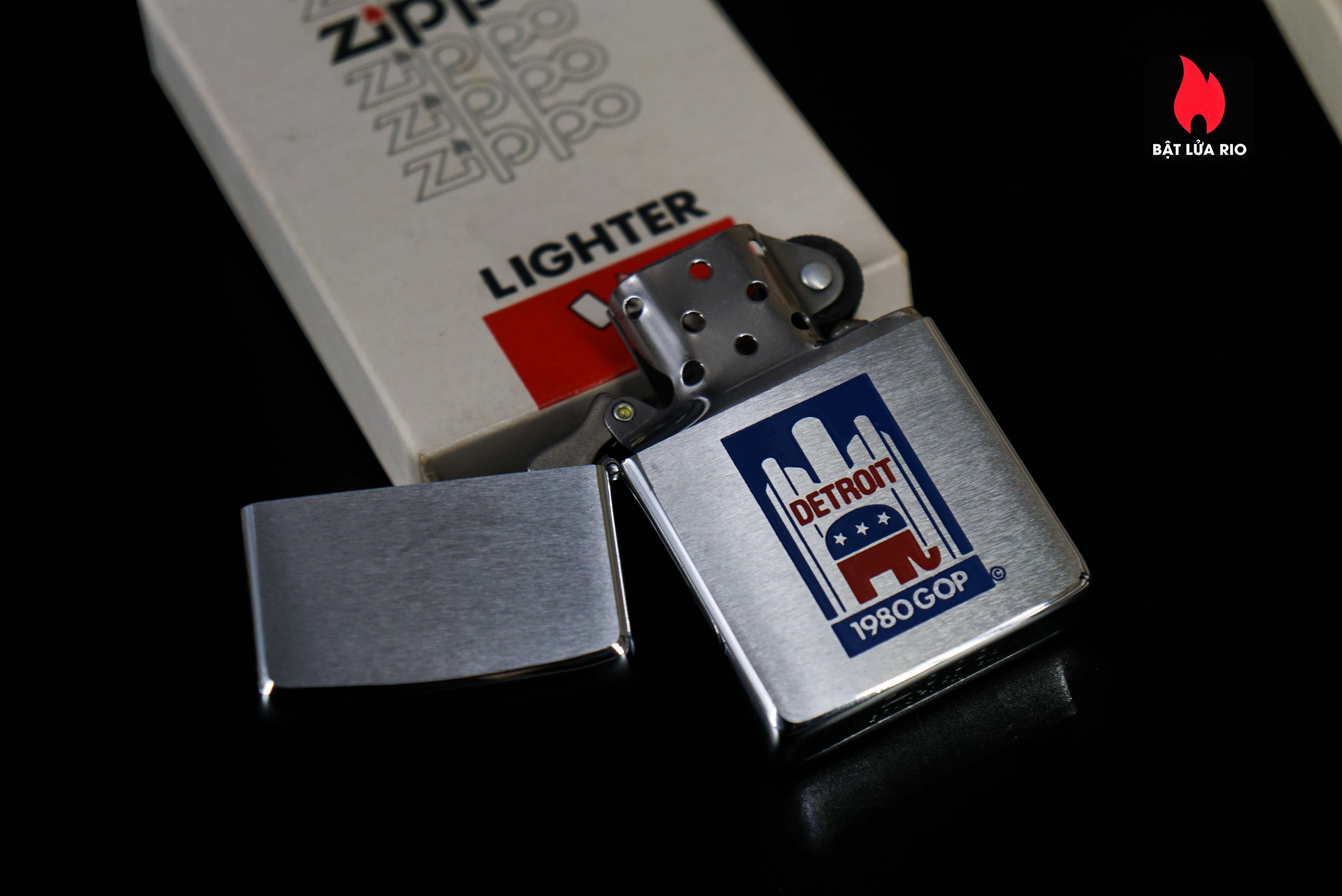 Zippo Xưa 1980 – Detroit 1980Gop 20 Zippo Xưa 1980 – Detroit 1980Gop 10