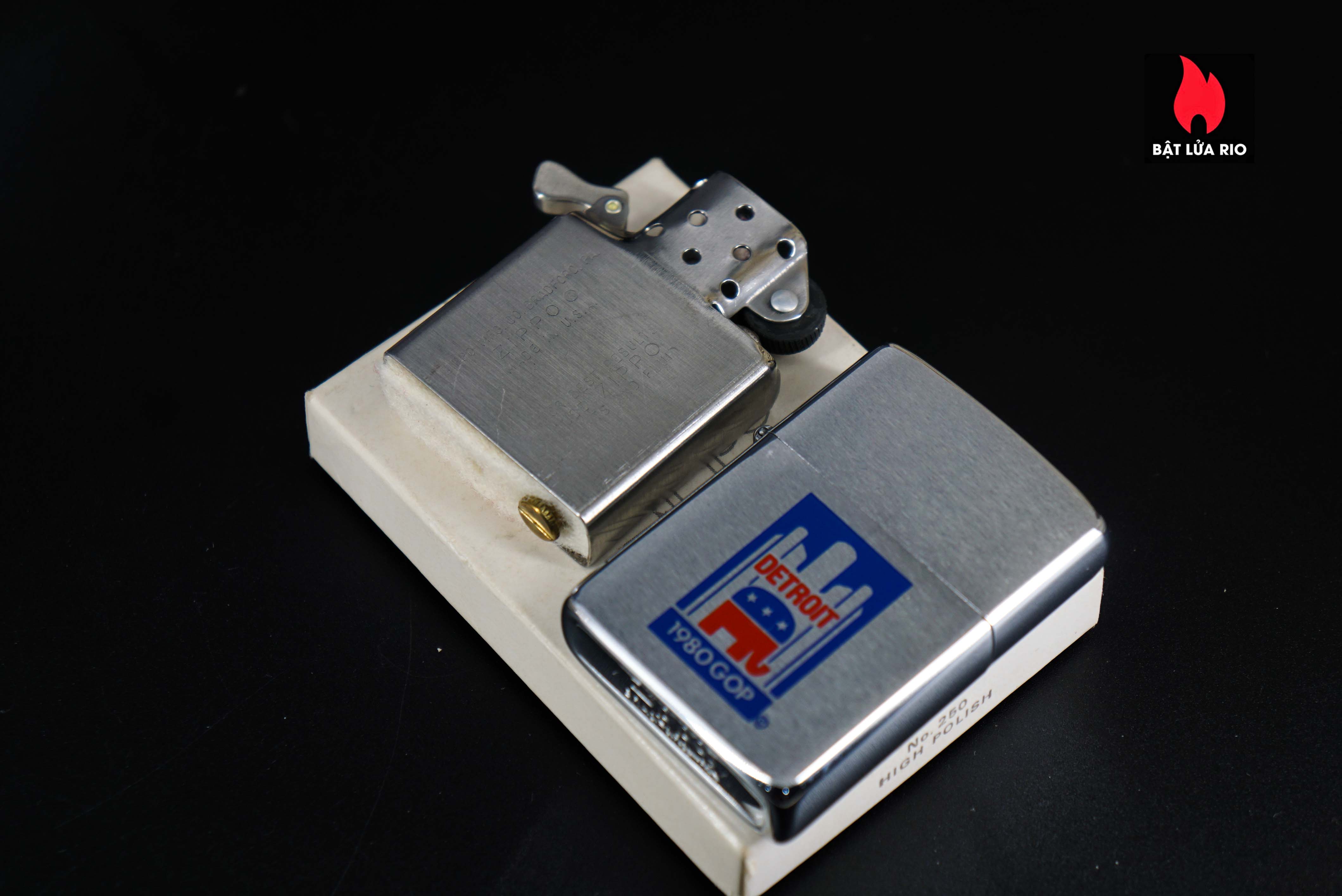 Zippo Xưa 1980 – Detroit 1980Gop 24 Zippo Xưa 1980 – Detroit 1980Gop 6