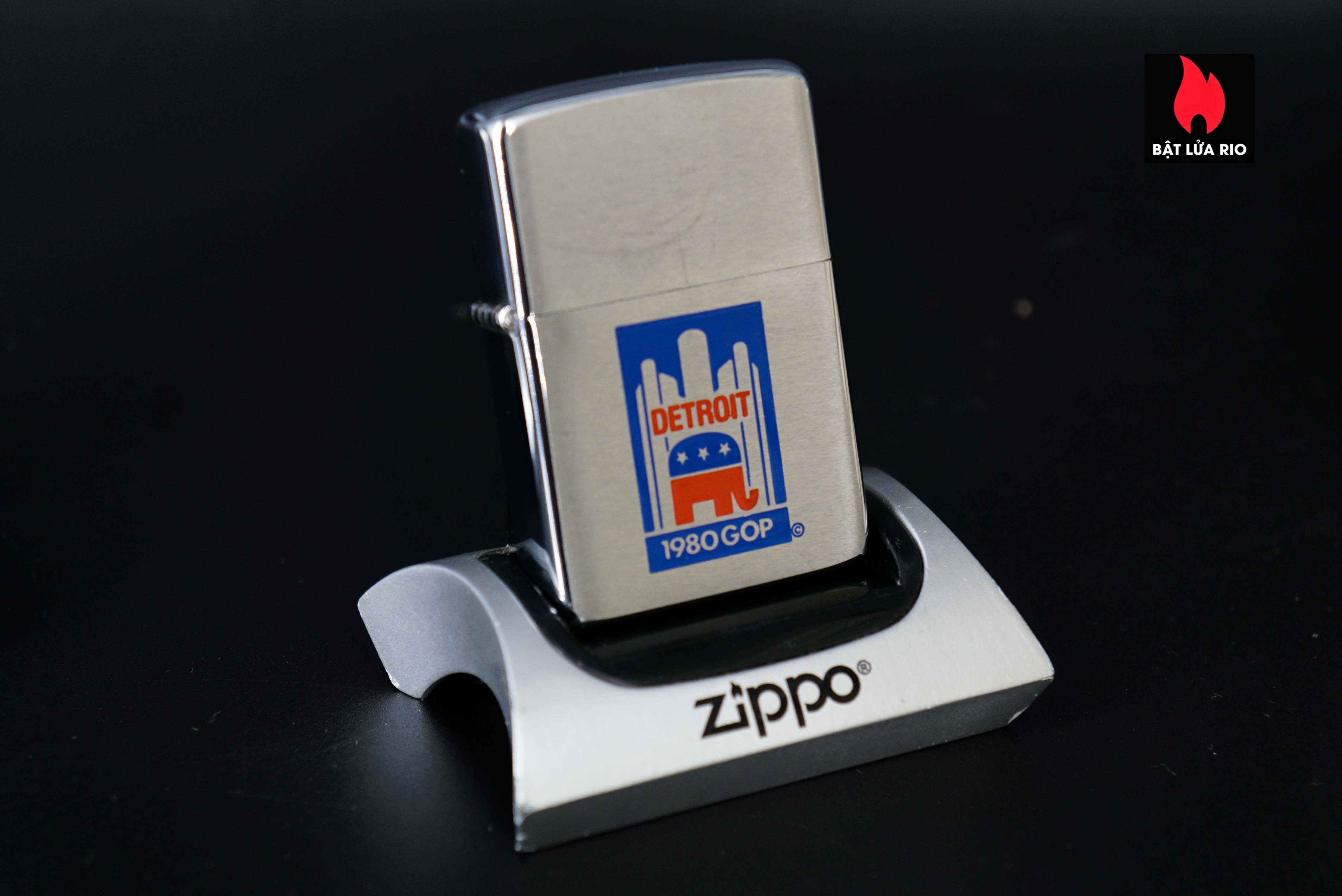 Zippo Xưa 1980 – Detroit 1980Gop 23 Zippo Xưa 1980 – Detroit 1980Gop