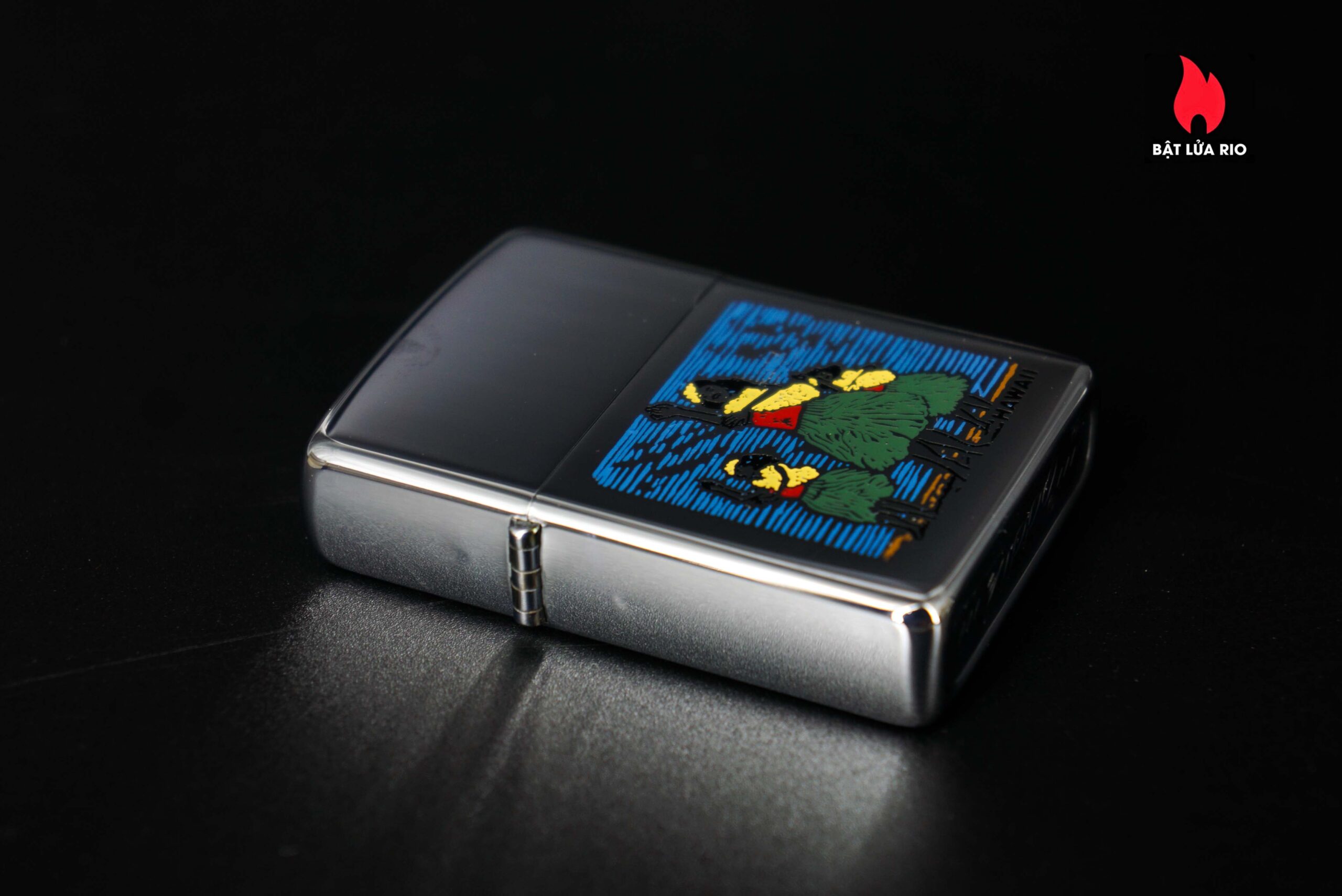 Zippo Xưa 1976 – Hawaii Hula Girl 12