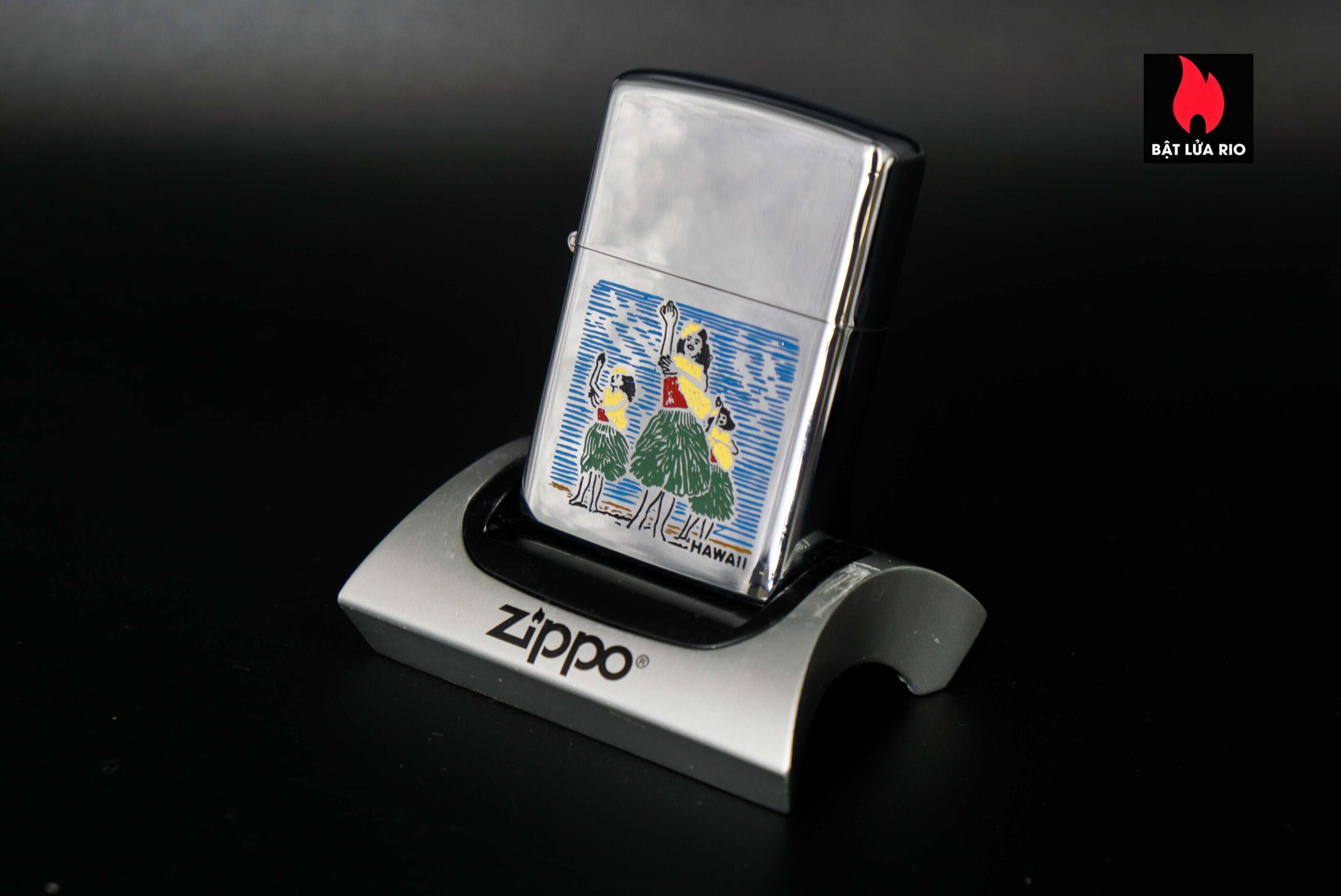 Zippo Xưa 1976 – Hawaii Hula Girl 14