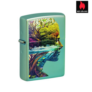 Zippo 46233 - Zippo One with Nature High Polish Green