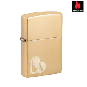 Zippo 46281 - Zippo Double Hearts High Polish Brass