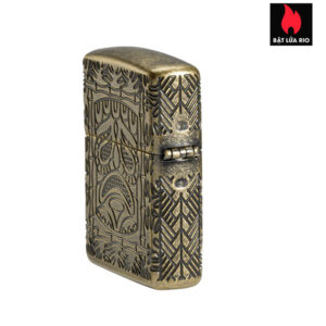 Zippo 46314 - Zippo Armor MultiCut Tiki Antique Brass 3