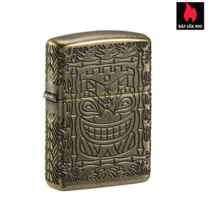 Zippo 46314 - Zippo Armor MultiCut Tiki Antique Brass