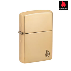 Zippo 46397 - Zippo Armor® Deep Carved Flame High Polish Brass