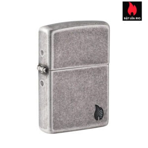 Zippo 46399 - Zippo Armor® Deep Carved Flame Antique Silver