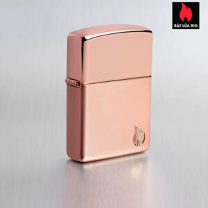 Zippo 46101 - Zippo Armor® Deep Carved Flame High Polish Rose Gold 1