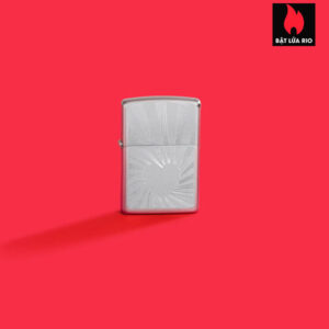 Zippo 46480 - Zippo Love Radiates Engraved Satin Chrome 1