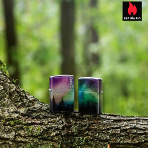 Zippo 48771 - Zippo Colorful Sky 540 Tumbled Chrome 1