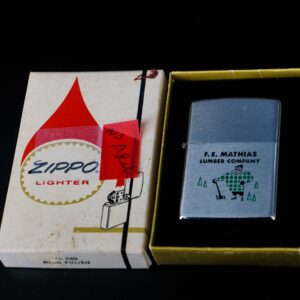 Zippo Xưa 1975 – F.E Mathias Lumber Co 1